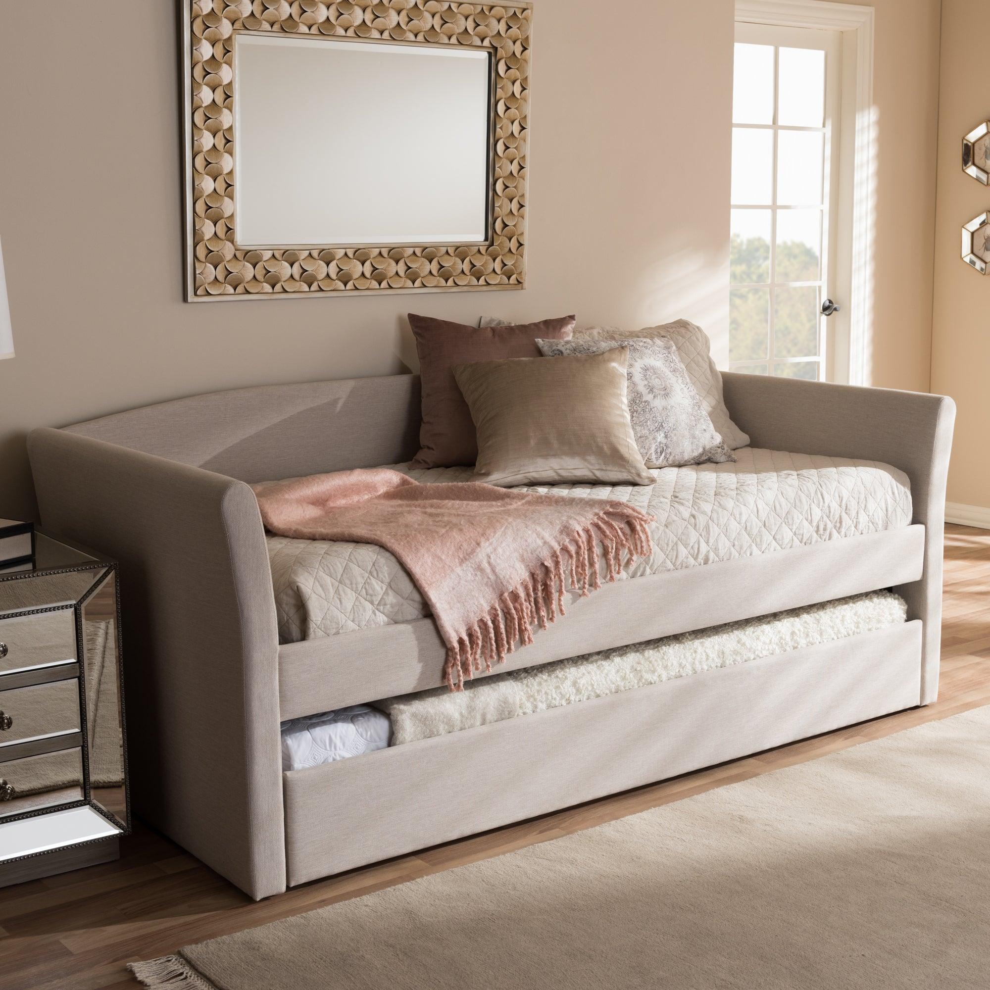 Camino Modern and Contemporary Fabric Upholstered Daybed