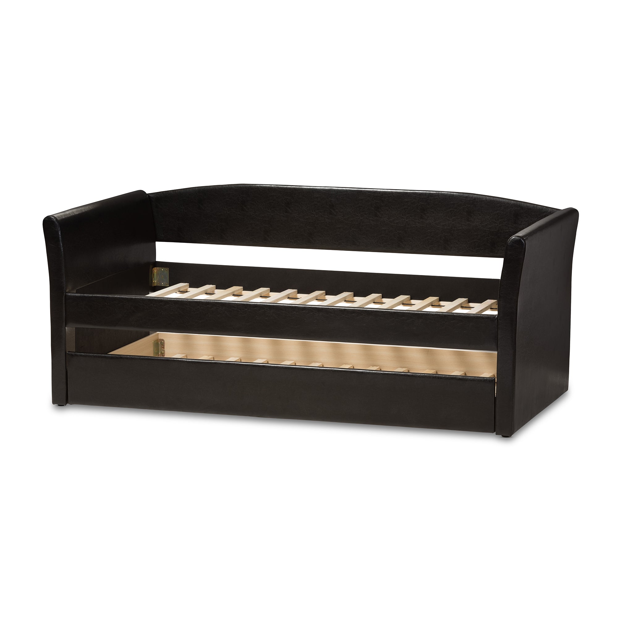 Camino Modern and Contemporary Faux Leather Upholstered Daybed