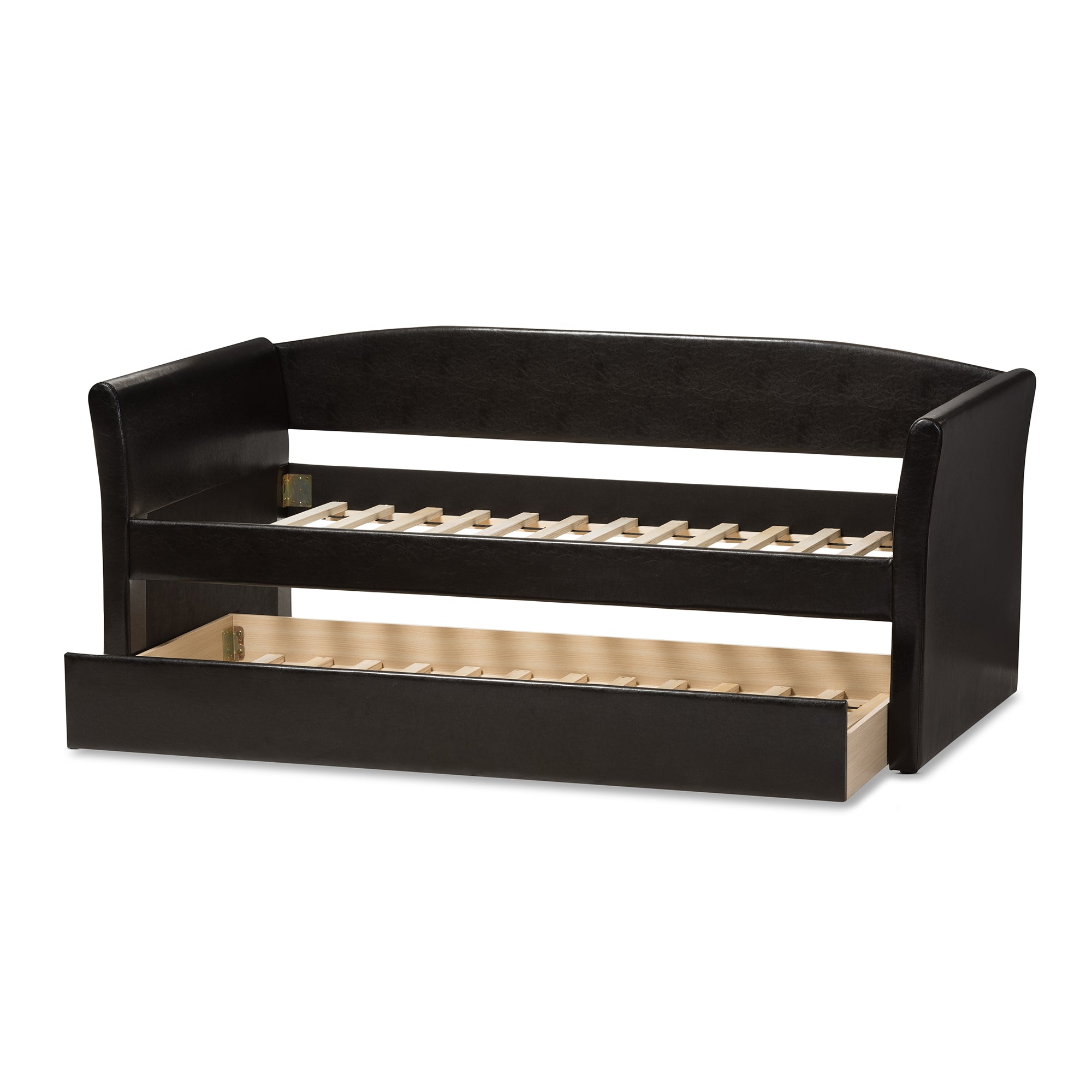 Camino Modern and Contemporary Faux Leather Upholstered Daybed