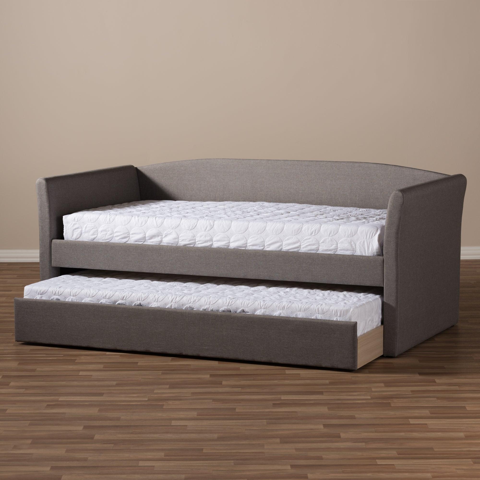Camino Modern and Contemporary Fabric Upholstered Daybed