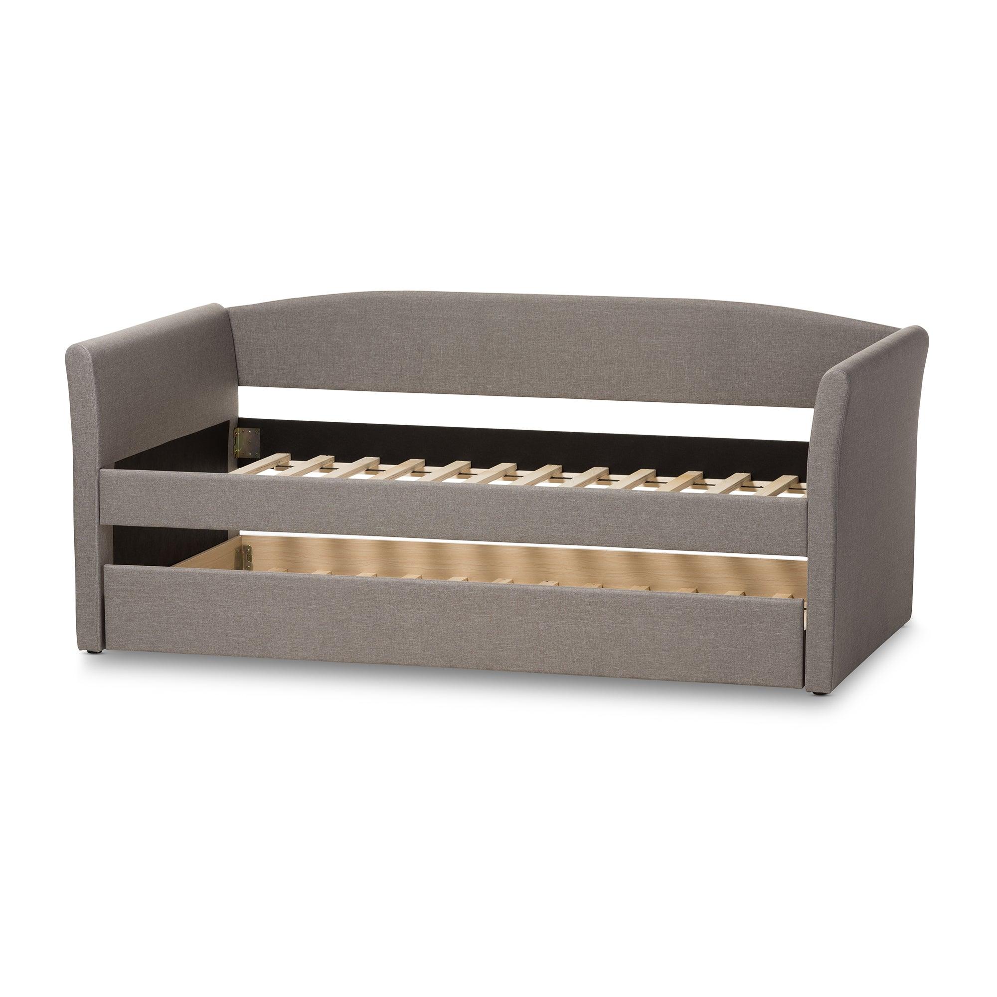 Camino Modern and Contemporary Fabric Upholstered Daybed