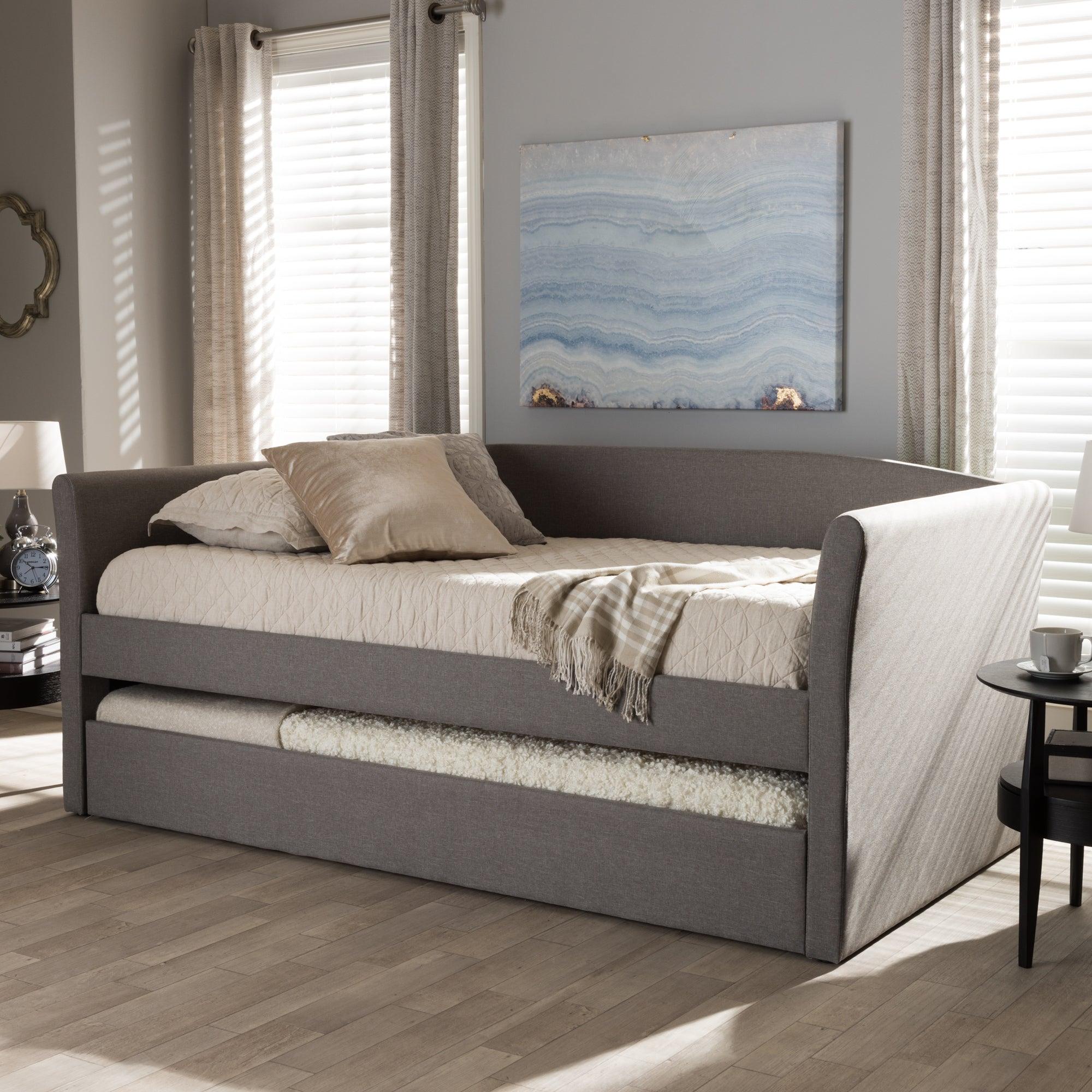 Camino Modern and Contemporary Fabric Upholstered Daybed