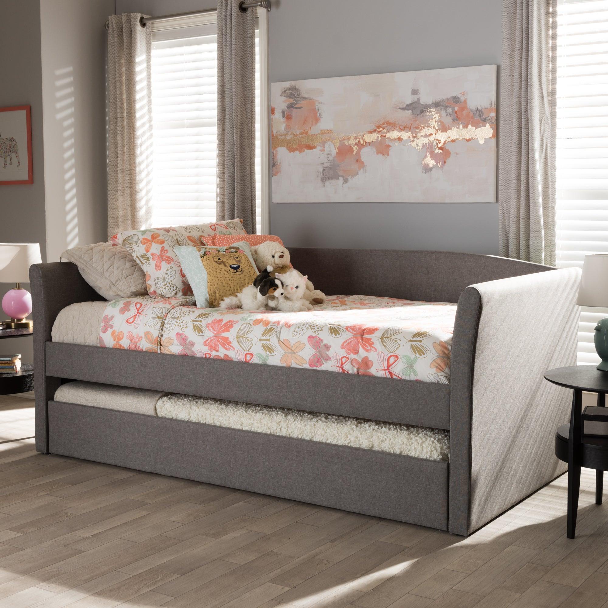 Camino Modern and Contemporary Fabric Upholstered Daybed