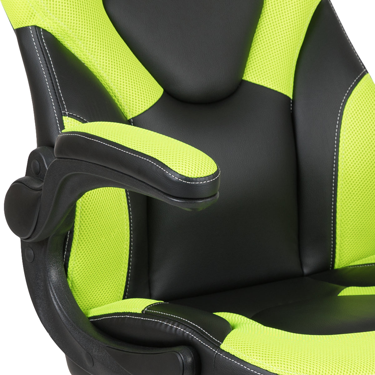 X10 Gaming Chair, Racing Style Ergonomic Office Chair, Height Adjustable Swivel Computer Chair with Flip-Up Arms