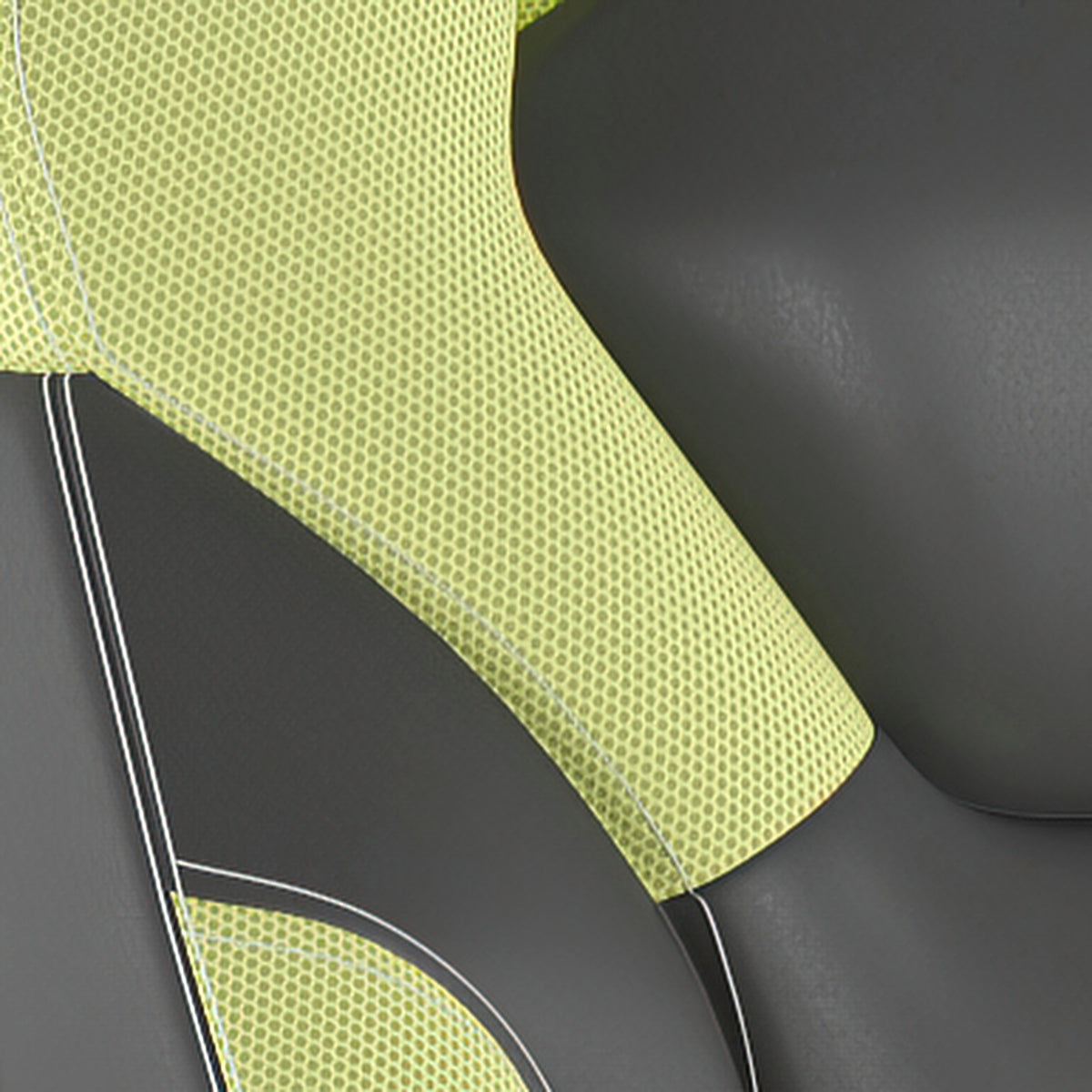 X10 Gaming Chair Racing Office Computer PC Adjustable Chair with Flip-up Arms and Transparent Roller Wheels