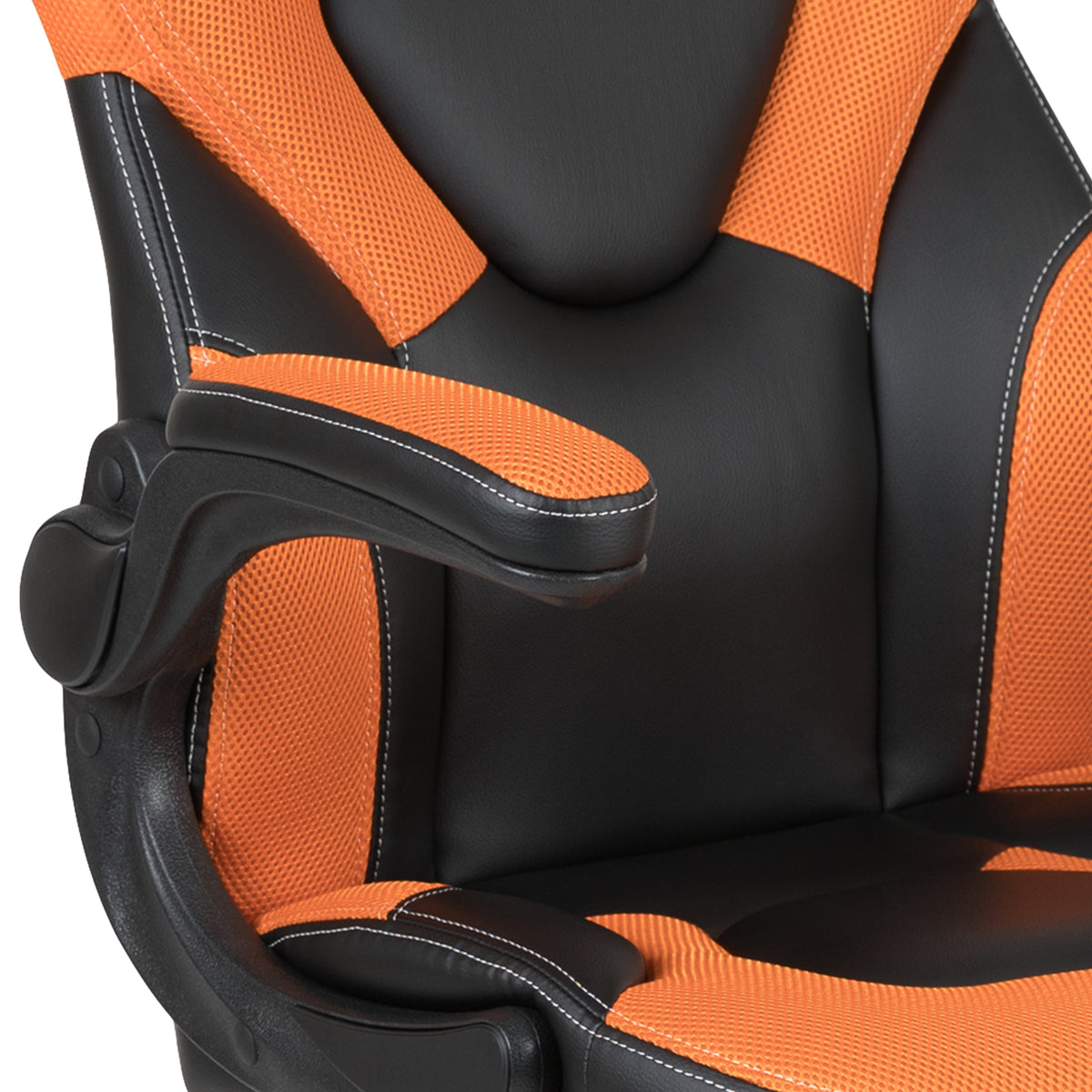X10 Gaming Chair, Racing Style Ergonomic Office Chair, Height Adjustable Swivel Computer Chair with Flip-Up Arms