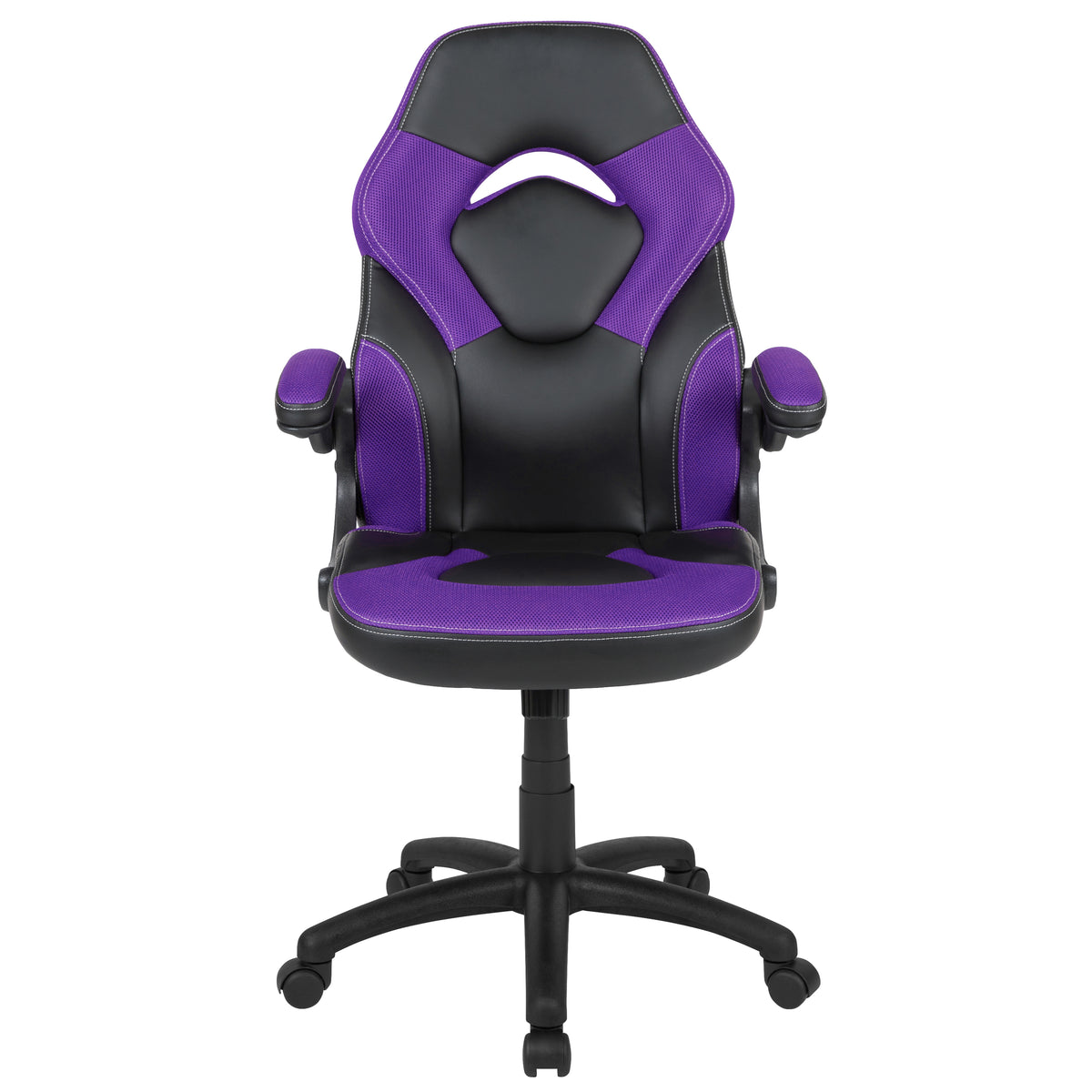 X10 Gaming Chair, Racing Style Ergonomic Office Chair, Height Adjustable Swivel Computer Chair with Flip-Up Arms