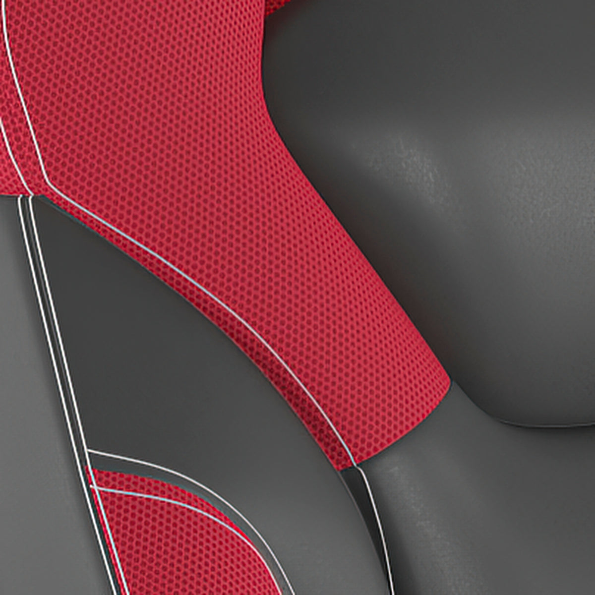 X10 Gaming Chair Racing Office Computer PC Adjustable Chair with Flip-up Arms and Transparent Roller Wheels