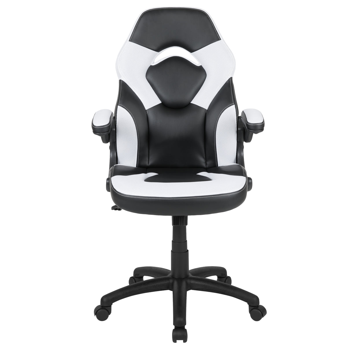 X10 Gaming Chair, Racing Style Ergonomic Office Chair, Height Adjustable Swivel Computer Chair with Flip-Up Arms