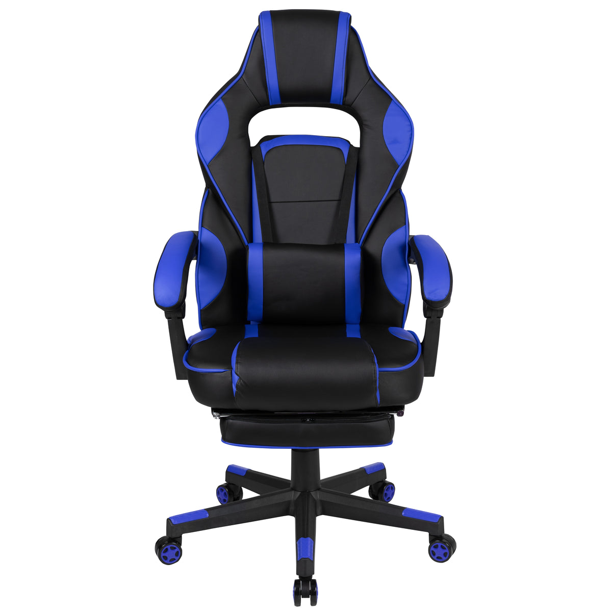 X40 Gaming Chair Racing Ergonomic Computer Chair with Fully Reclining Back/Arms, Slide-Out Footrest, Massaging Lumbar