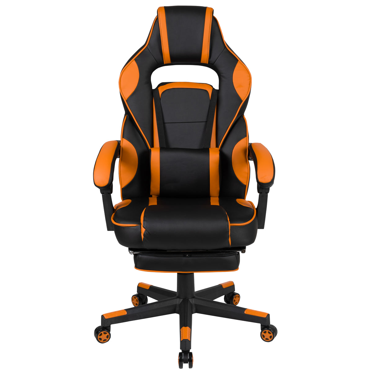 X40 Gaming Chair Racing Ergonomic Computer Chair with Fully Reclining Back/Arms, Slide-Out Footrest, Massaging Lumbar