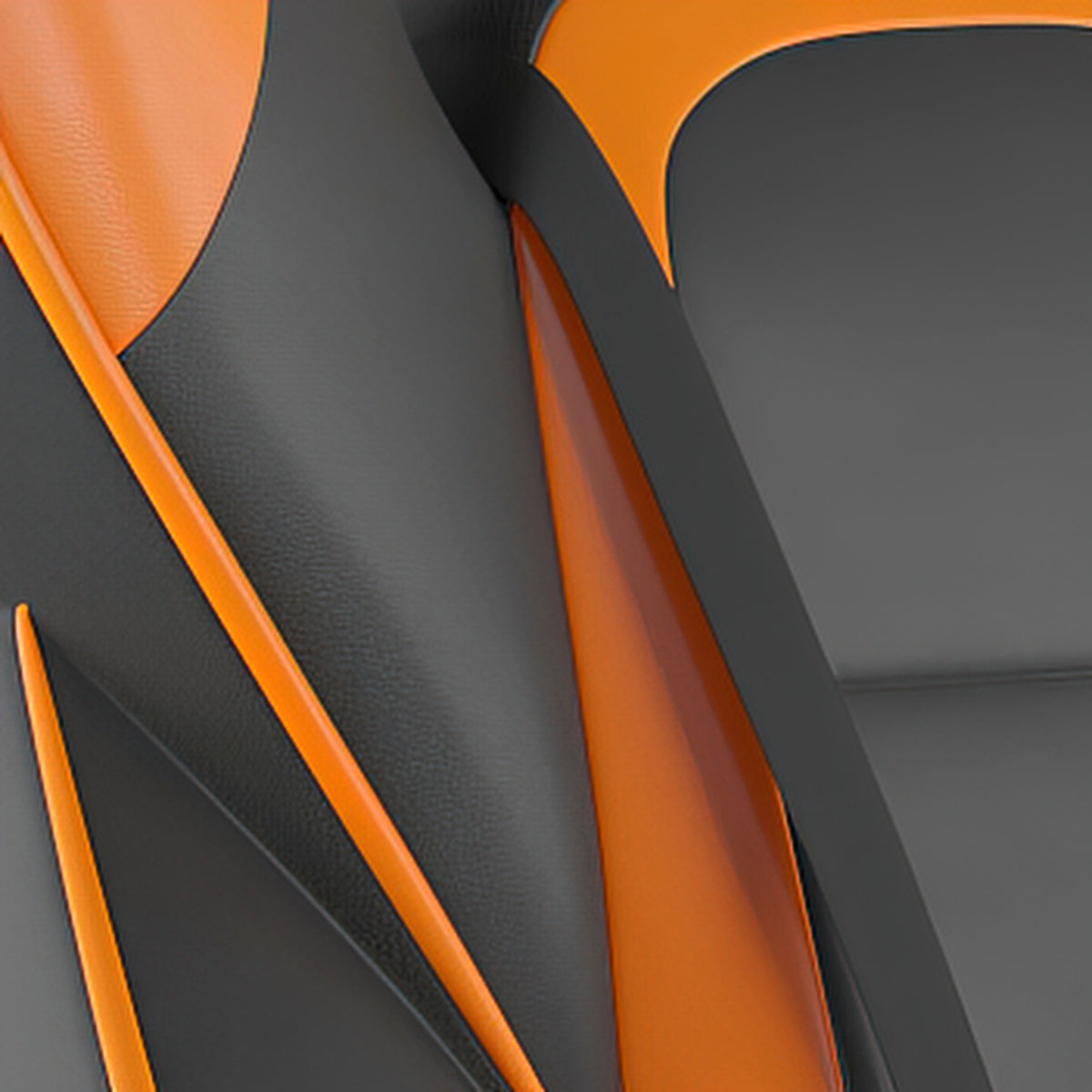 X40 Gaming Chair Racing Computer Chair with Fully Reclining Back/Arms and Transparent Roller Wheels, Slide-Out Footrest