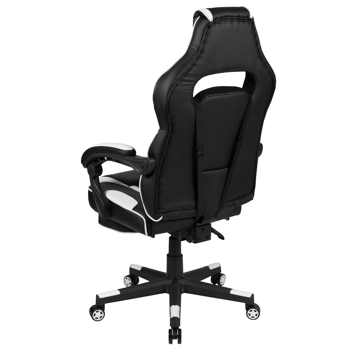 X40 Gaming Chair Racing Ergonomic Computer Chair with Fully Reclining Back/Arms, Slide-Out Footrest, Massaging Lumbar