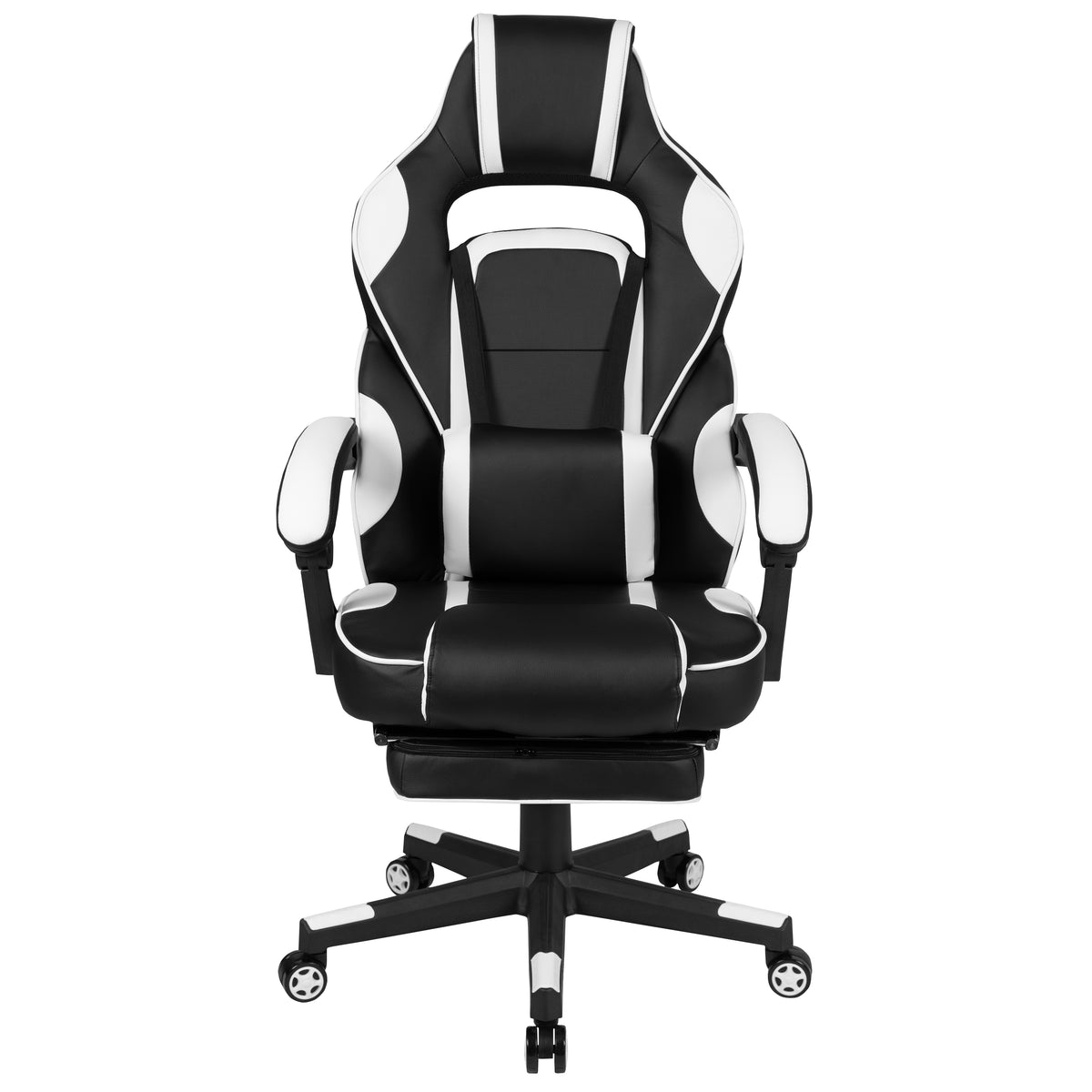 X40 Gaming Chair Racing Ergonomic Computer Chair with Fully Reclining Back/Arms, Slide-Out Footrest, Massaging Lumbar