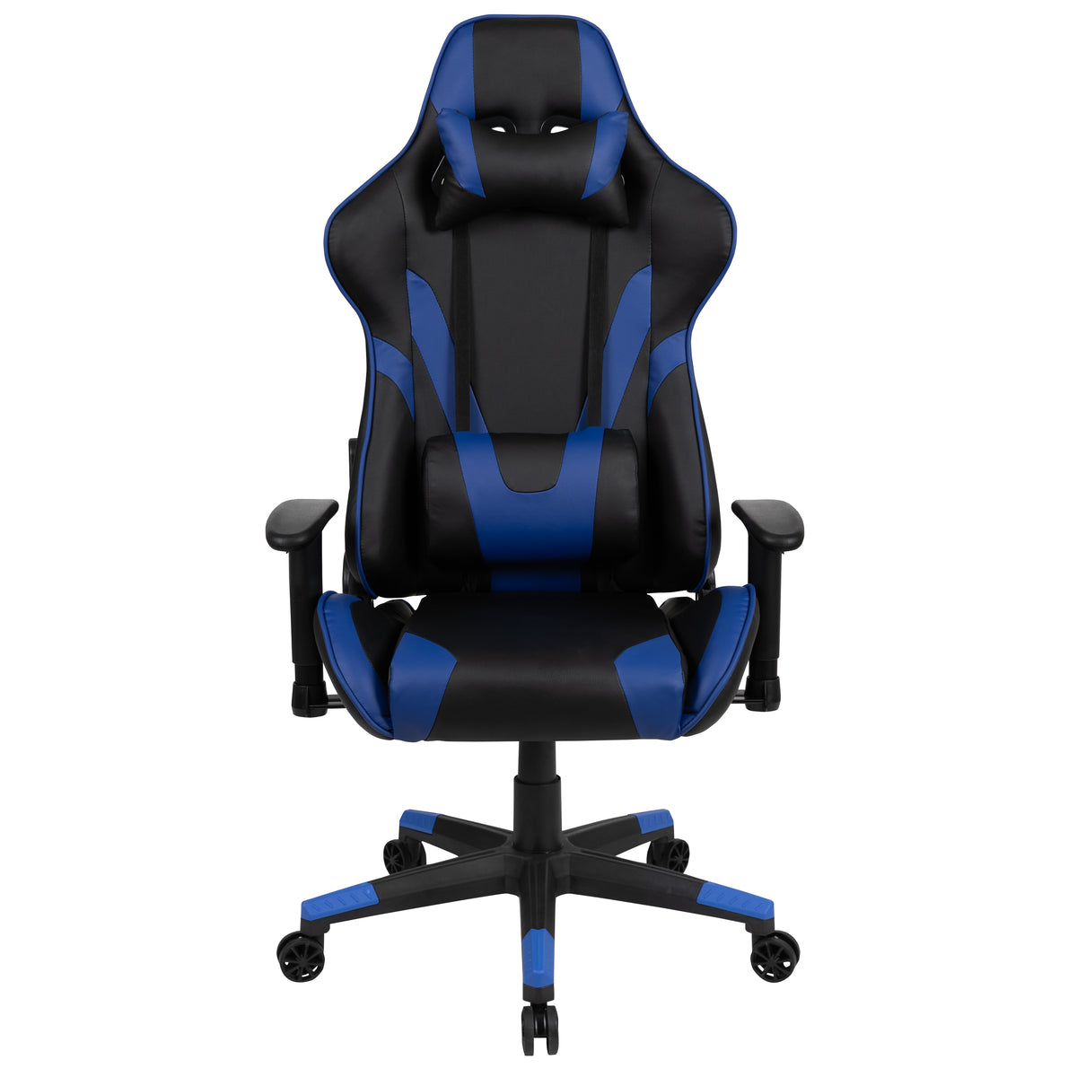 X20 Gaming Chair Racing Office Ergonomic Computer PC Adjustable Swivel Chair with Fully Reclining Back in LeatherSoft