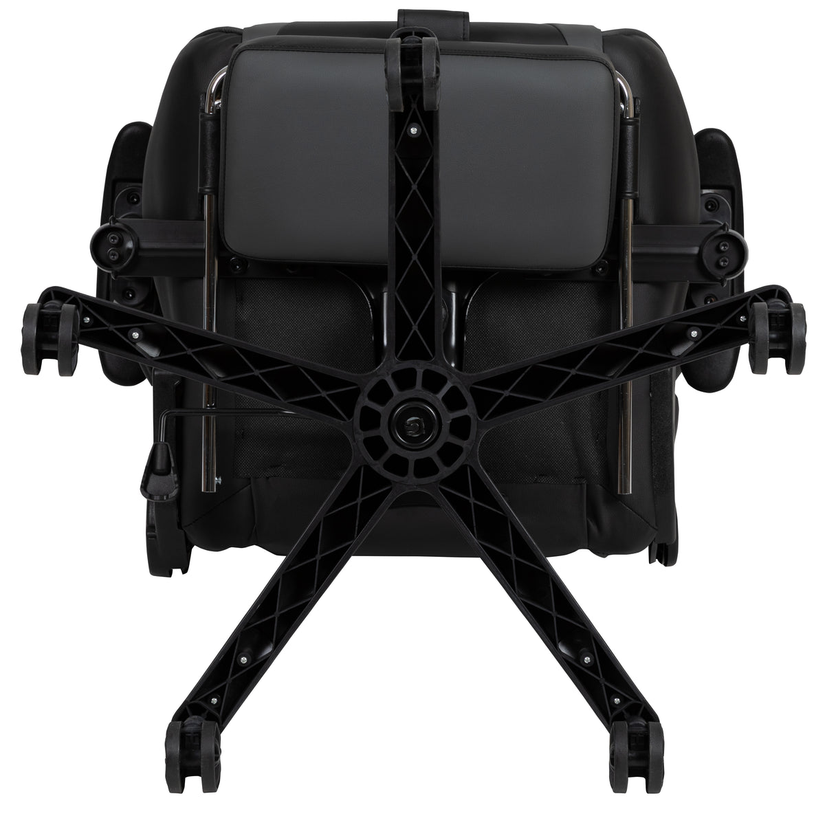 X30 Gaming Chair Racing Office Ergonomic Computer Chair with Fully Reclining Back and Slide-Out Footrest in LeatherSoft