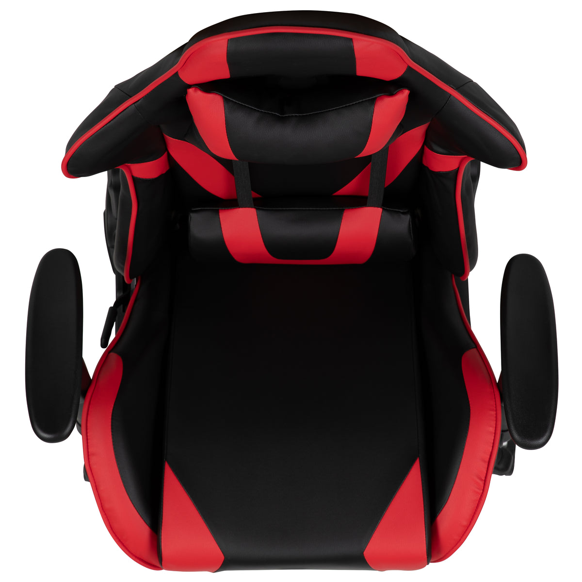 X30 Gaming Chair Racing Office Ergonomic Computer Chair with Fully Reclining Back and Slide-Out Footrest in LeatherSoft
