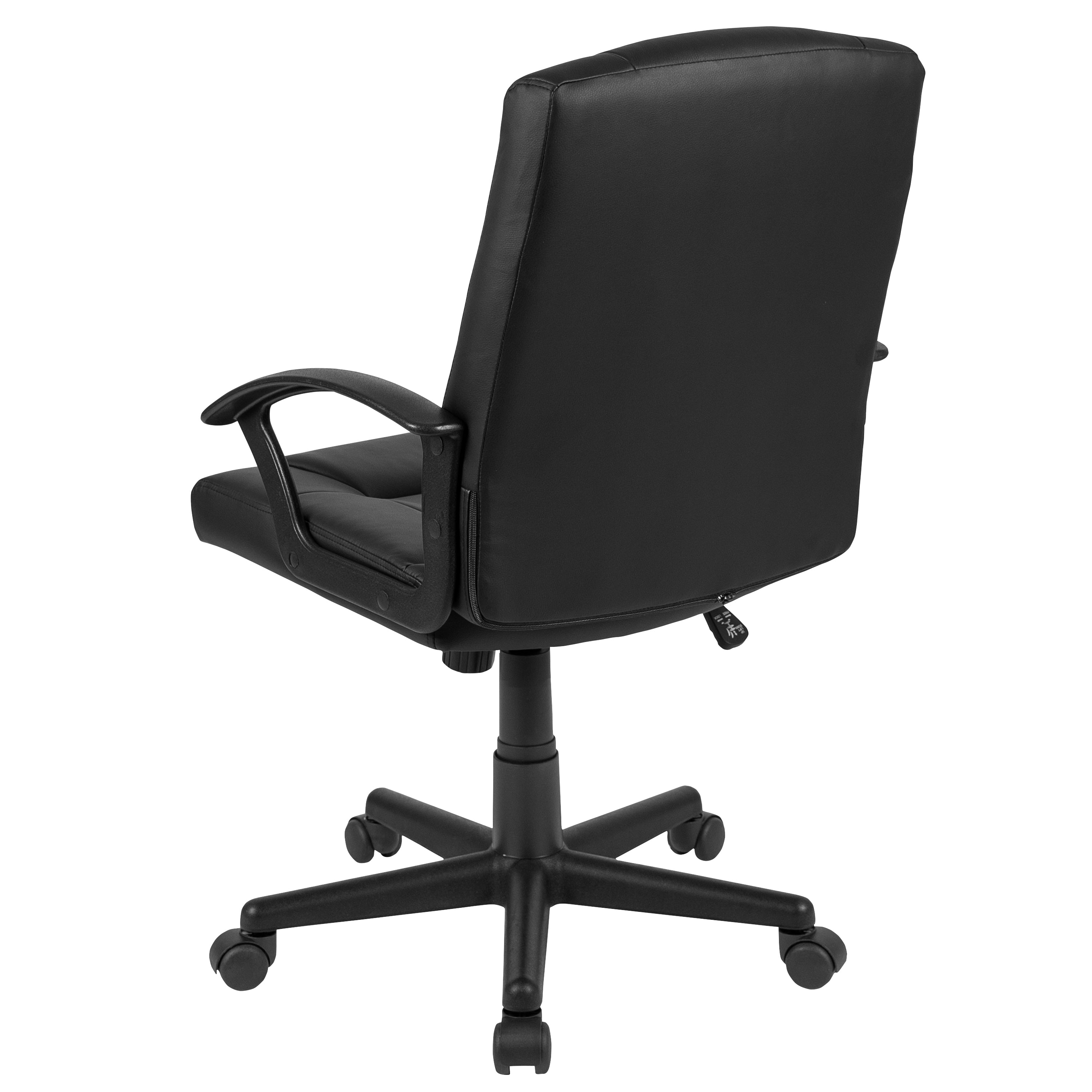 Flash Fundamentals Mid-Back Padded Task Office Chair with Arms