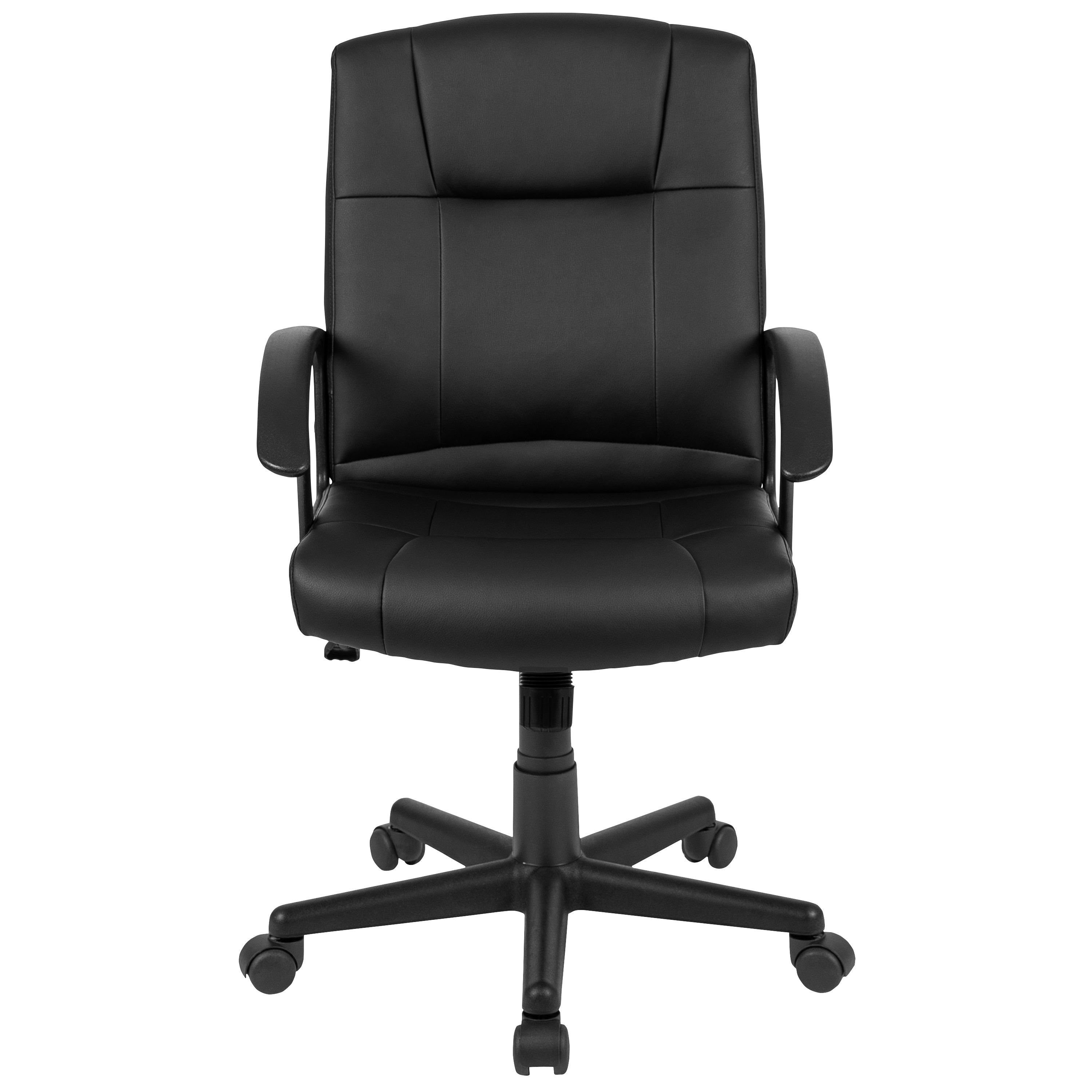 Flash Fundamentals Mid-Back Padded Task Office Chair with Arms