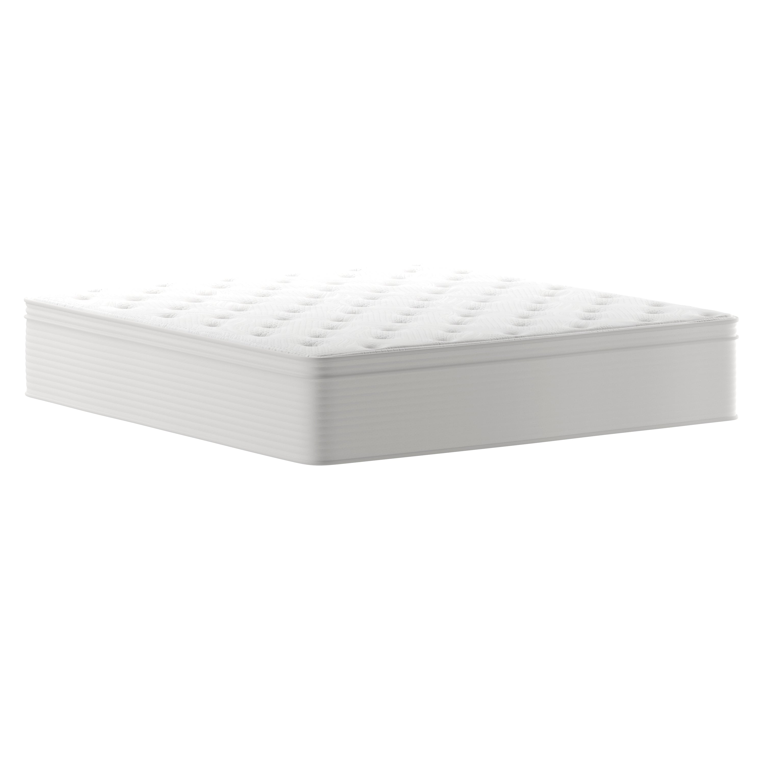 Vista Hospitality Grade Commercial Mattress in a Box 14 Inch, Premium Memory Foam Hybrid Pocket Spring Mattress with Reinforced Edge Support