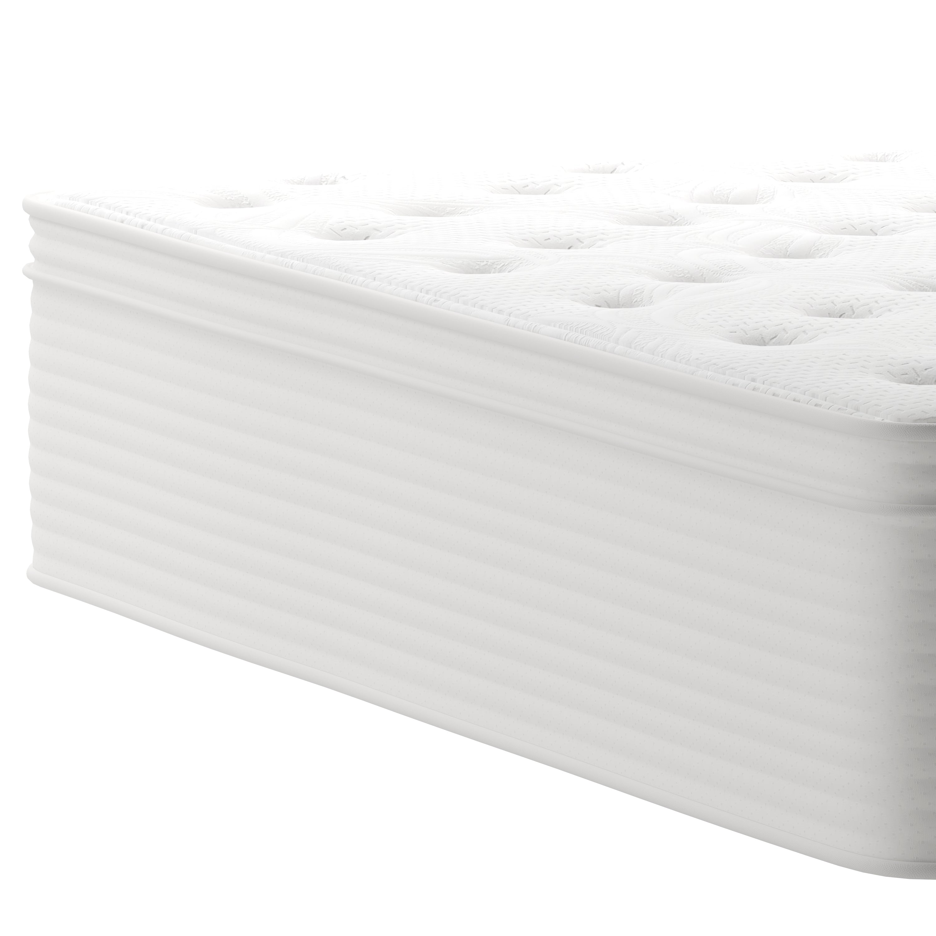 Vista Hospitality Grade Commercial Mattress in a Box 14 Inch, Premium Memory Foam Hybrid Pocket Spring Mattress with Reinforced Edge Support