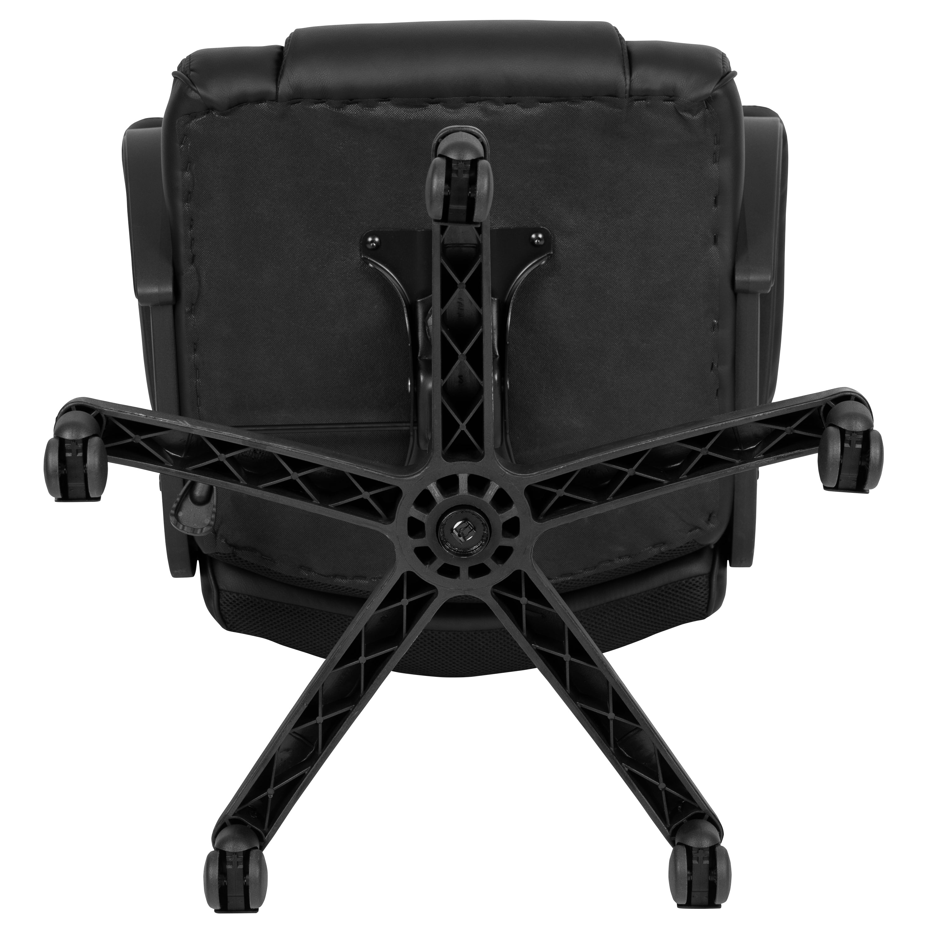 Flash Fundamentals Big & Tall 400 lb. Rated LeatherSoft Swivel Office Chair with Padded Arms