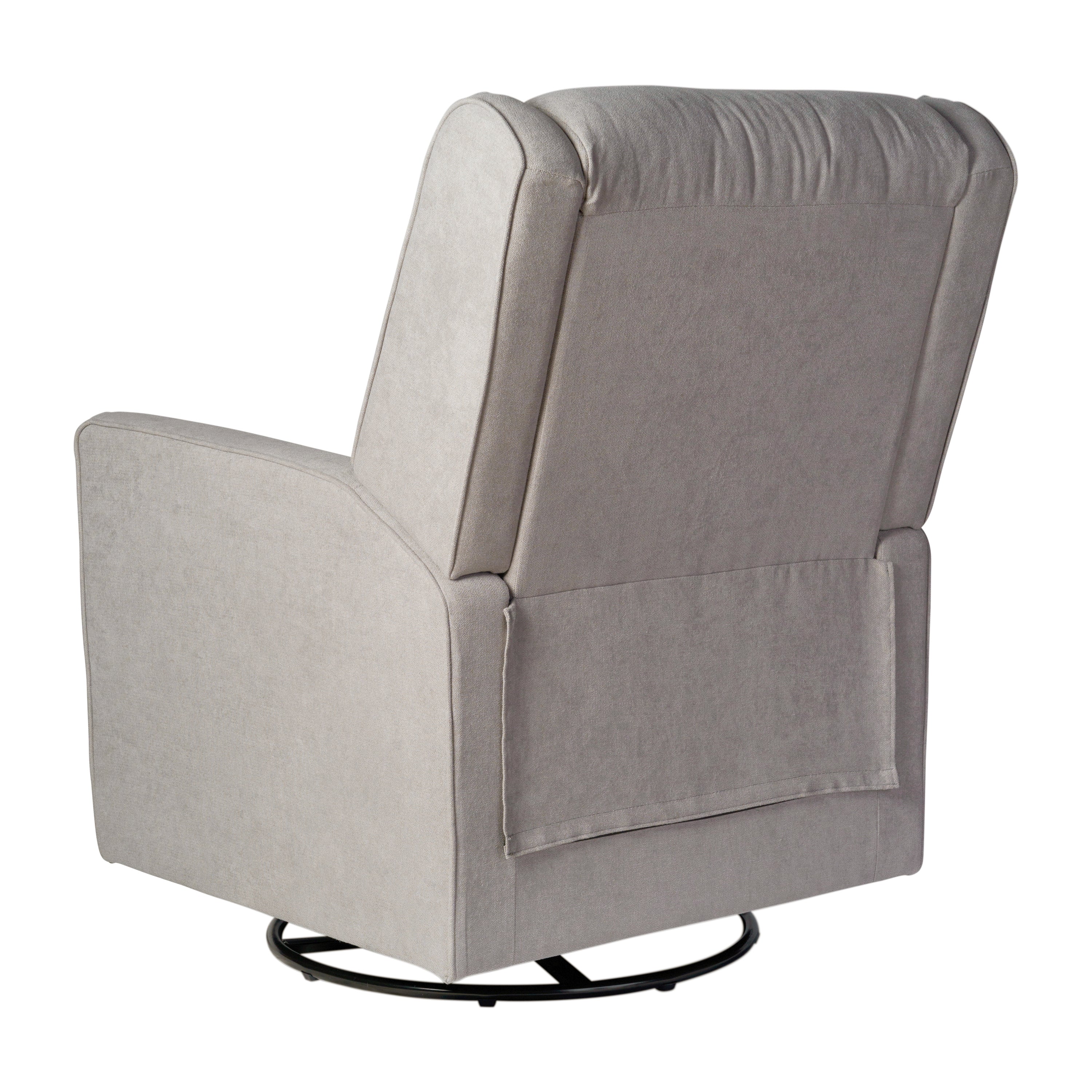 Cash Swivel Glider Rocker Recliner Chair, Manual 360 Degree Swivel Recliner Perfect for Living Room, Bedroom, or Nursery