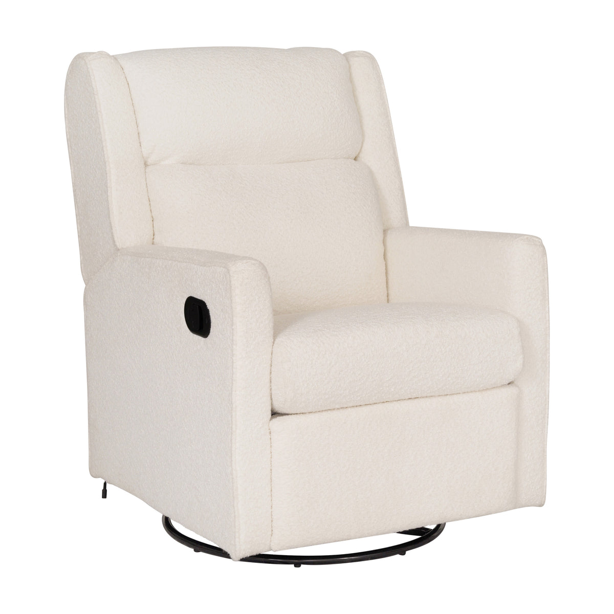 Cash Swivel Glider Rocker Manual Recliner Chair, 270 Degree Swivel, USB/USB-C Charging Ports, Perfect for Living Room or Nursery