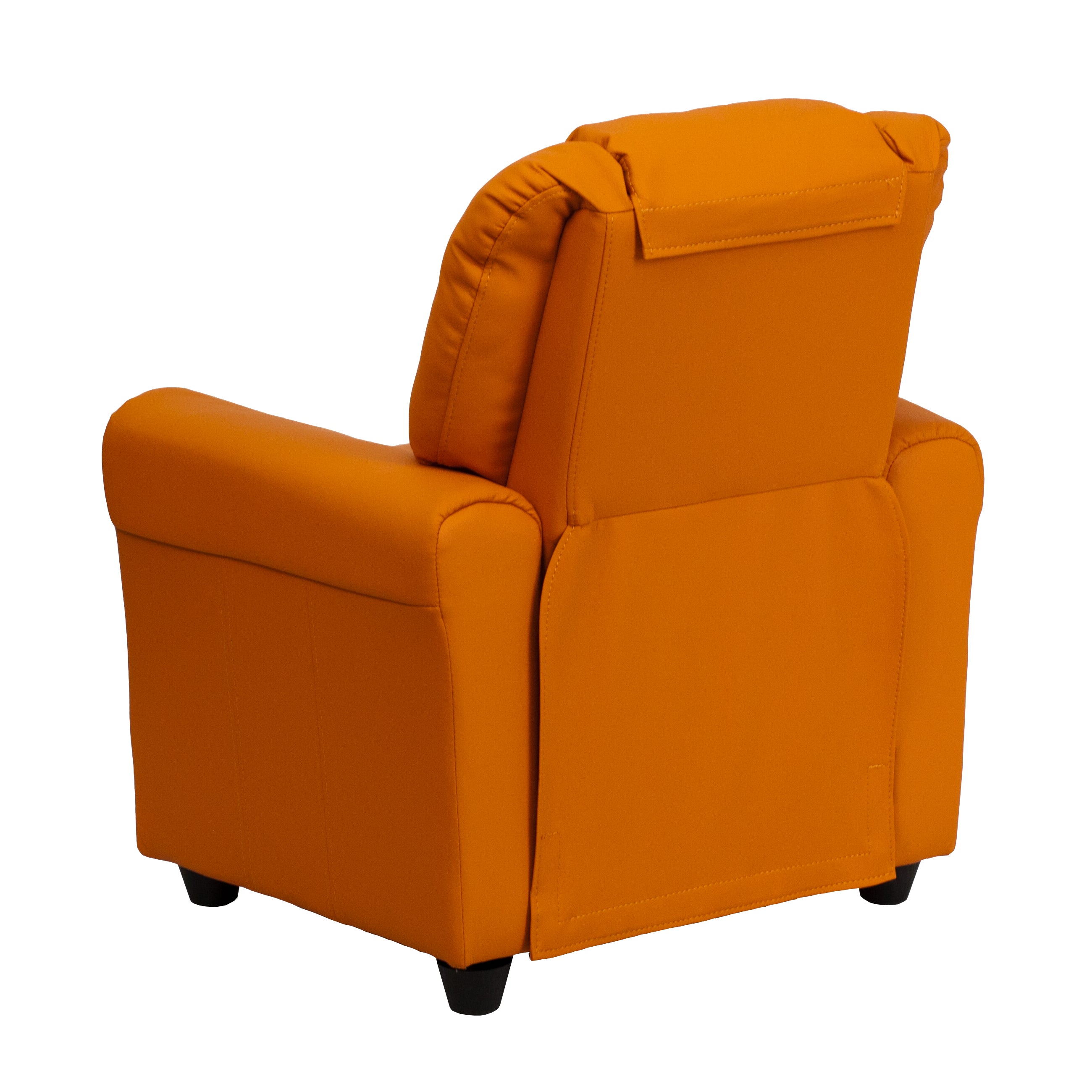 Contemporary Kids Recliner with Cup Holder and Headrest