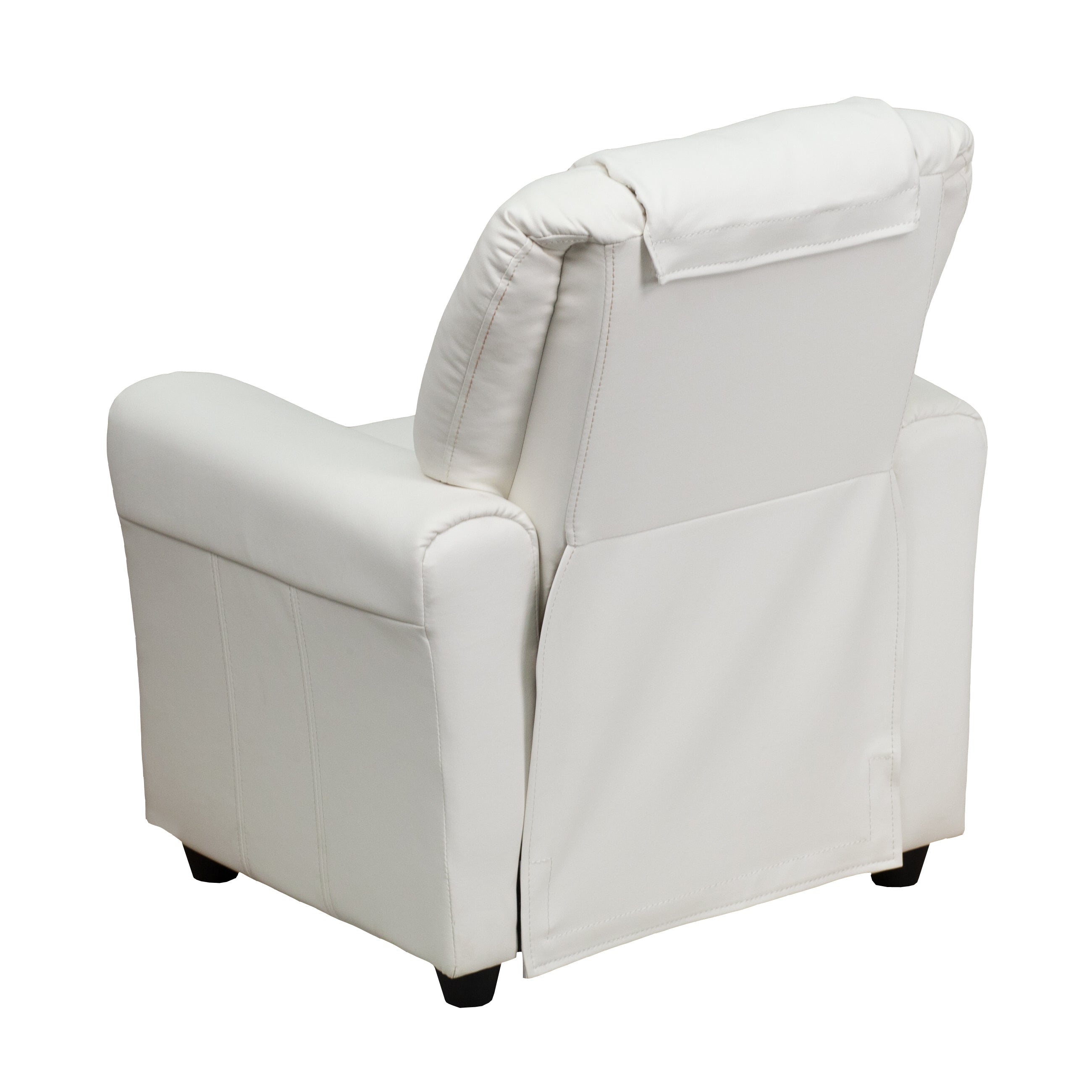 Contemporary Kids Recliner with Cup Holder and Headrest