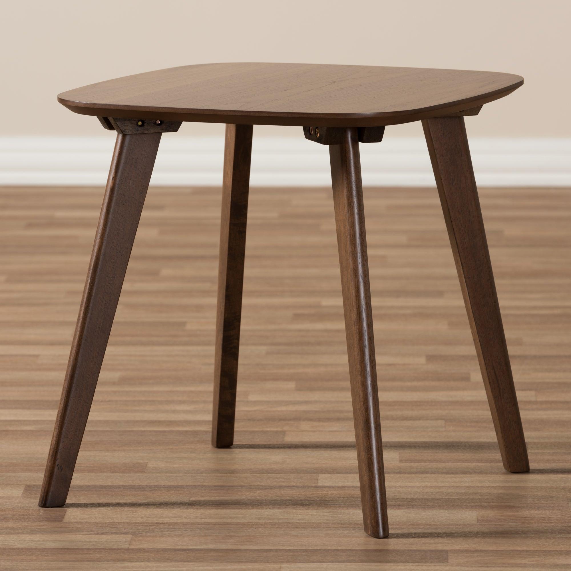 Dahlia Mid-Century Modern Wood End Table