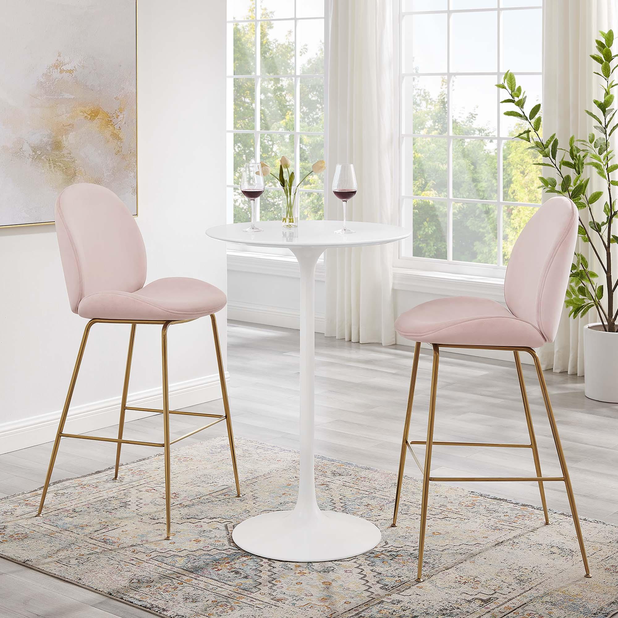 Lippa 28" Round Wood Bar Table