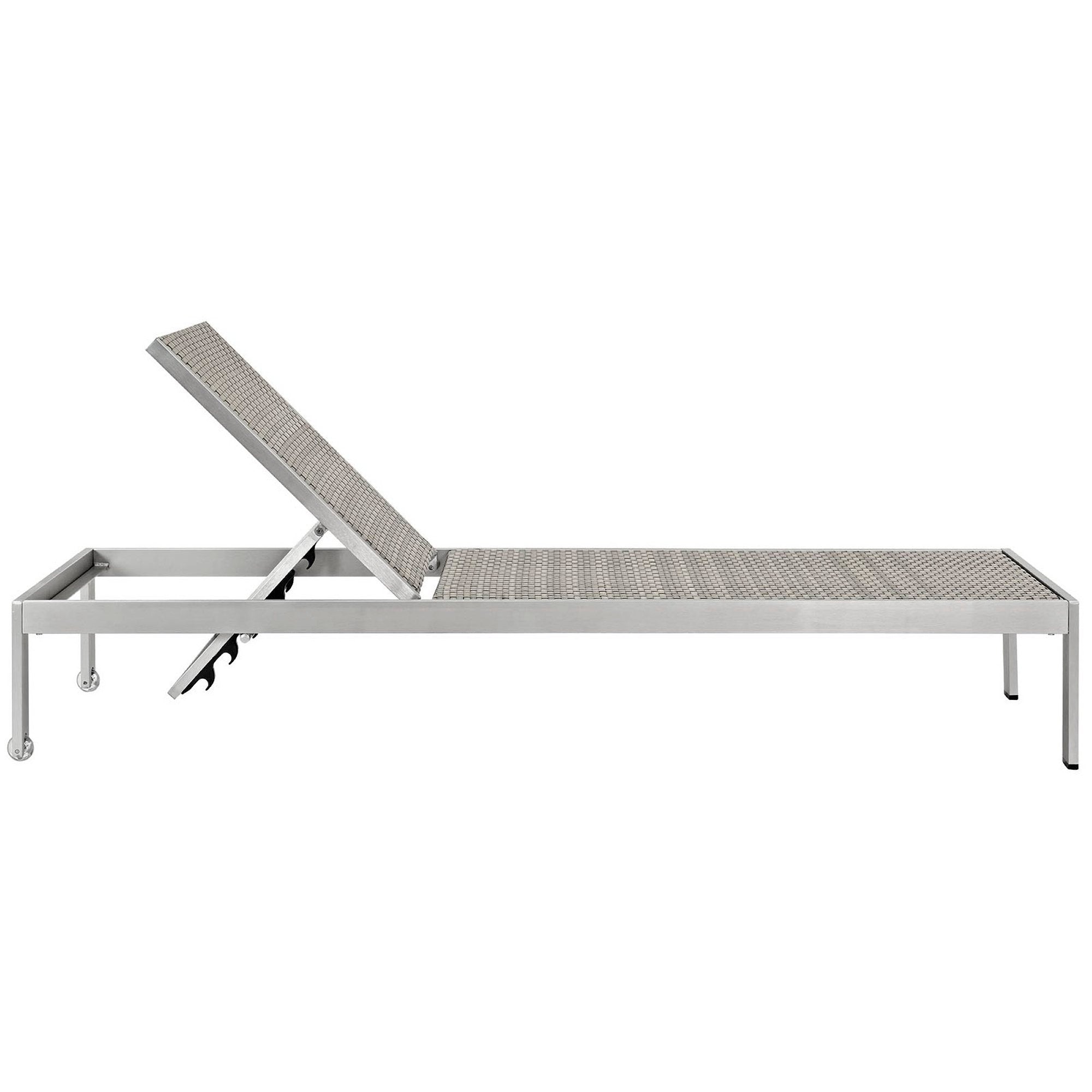 Shore Outdoor Patio Aluminum Chaise Set of 2