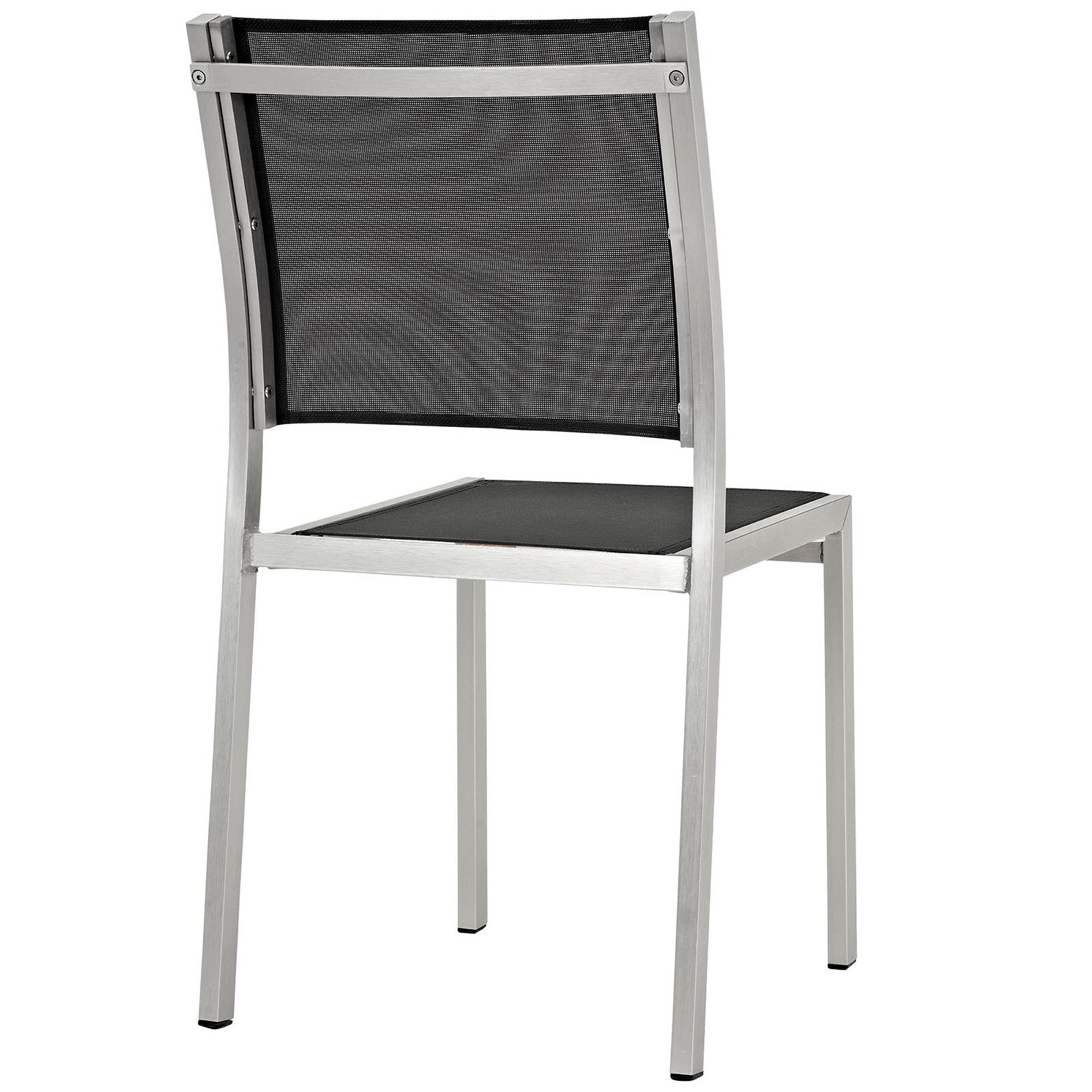 Shore 5 Piece Outdoor Patio Aluminum Dining Set