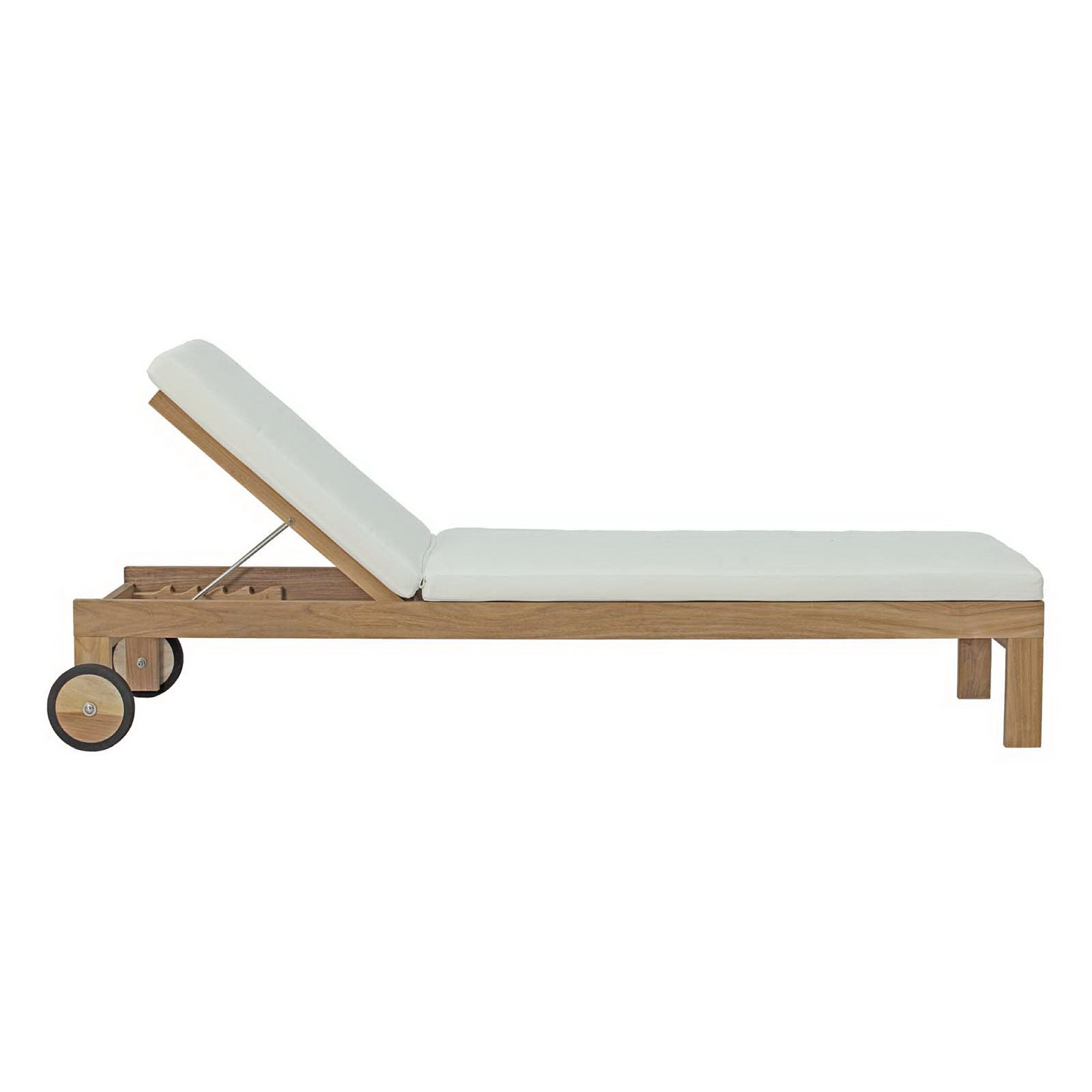 Upland Outdoor Patio Teak Chaise