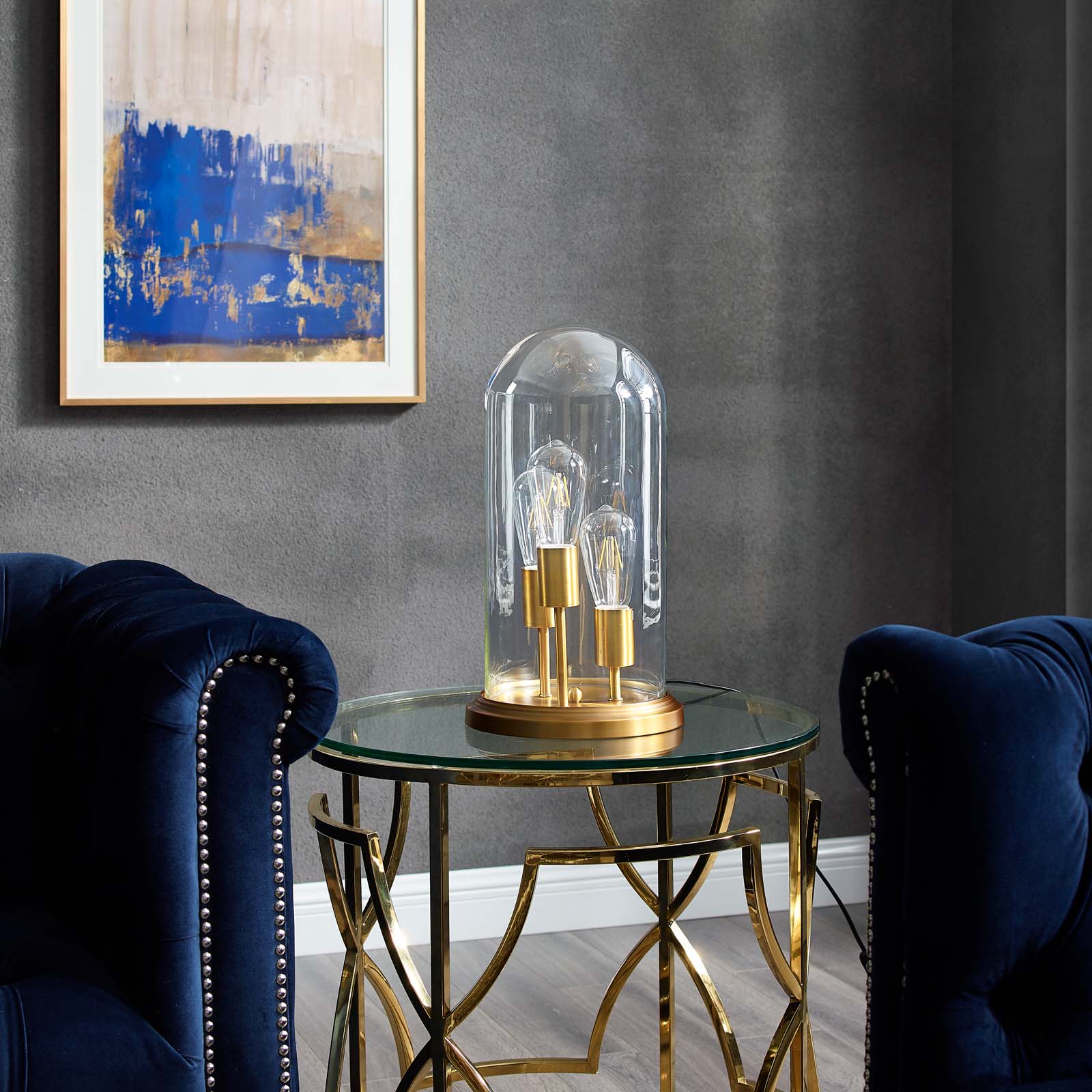 Admiration Cloche Table Lamp-Table Lamp-Modway-Wall2Wall Furnishings