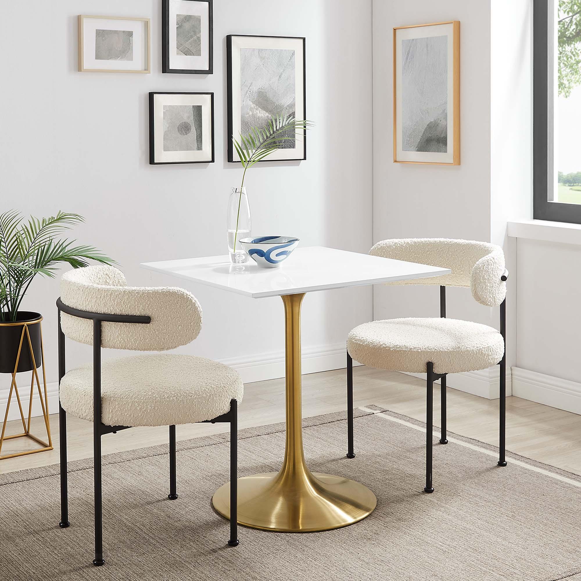 Lippa 28" Square Wood Dining Table