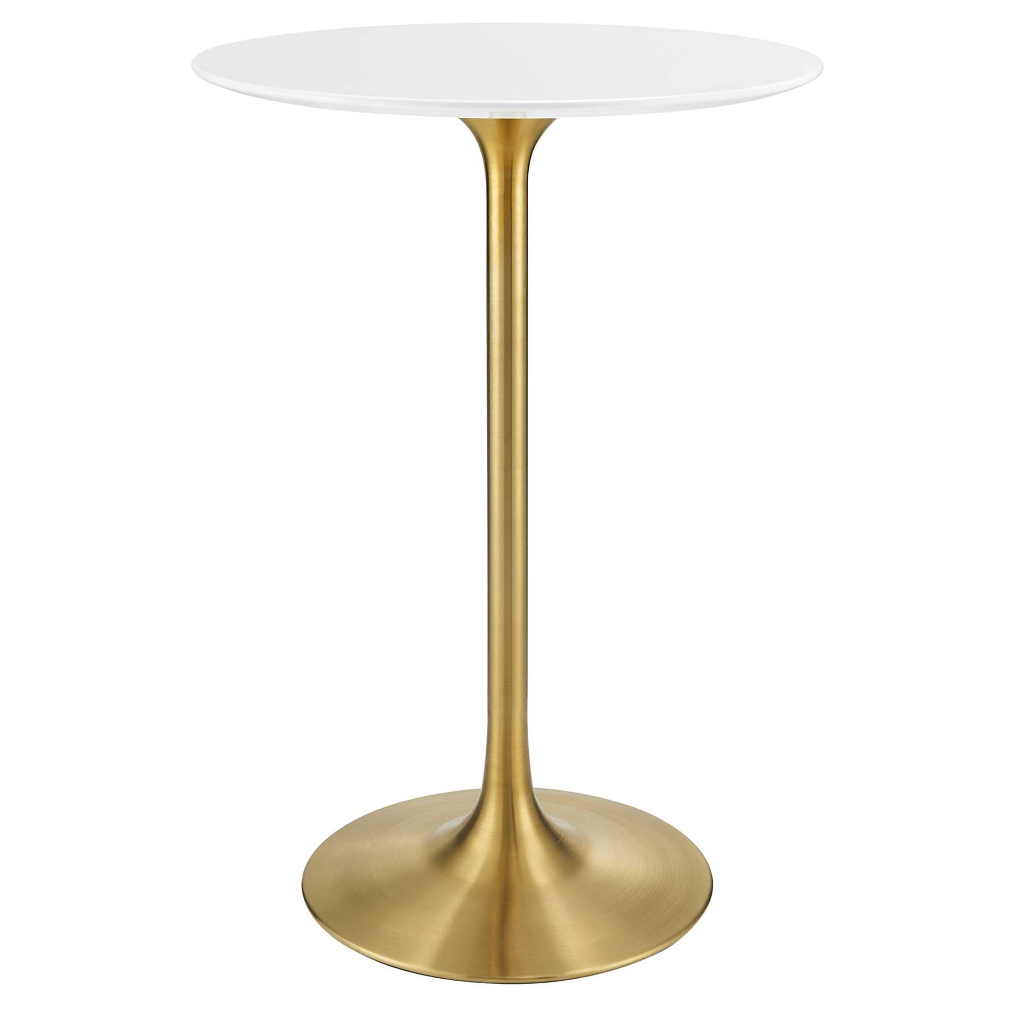 Lippa 28" Round Wood Bar Table