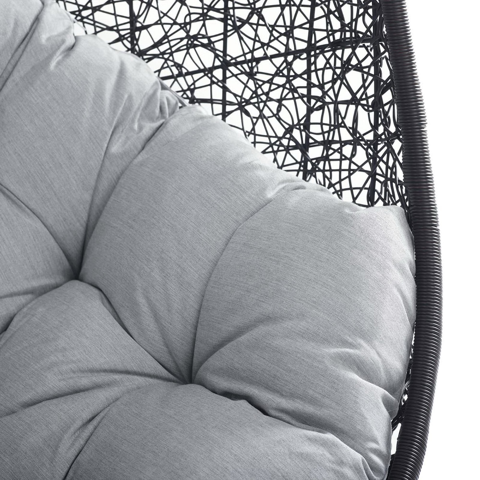 Encase Sunbrella® Fabric Swing Outdoor Patio Lounge Chair Without Stand