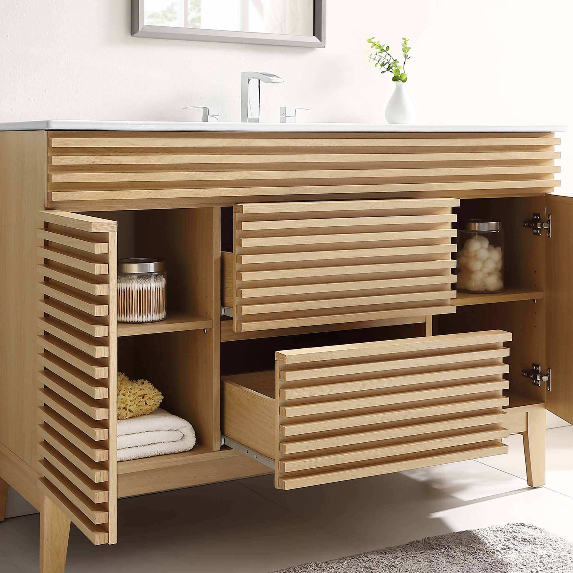 Render 48" Single Sink Bathroom Vanity