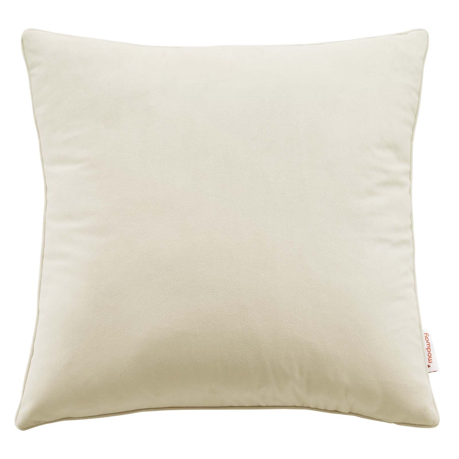 Enhance 20" Performance Velvet Throw Pillow-Pillow-Modway-Wall2Wall Furnishings
