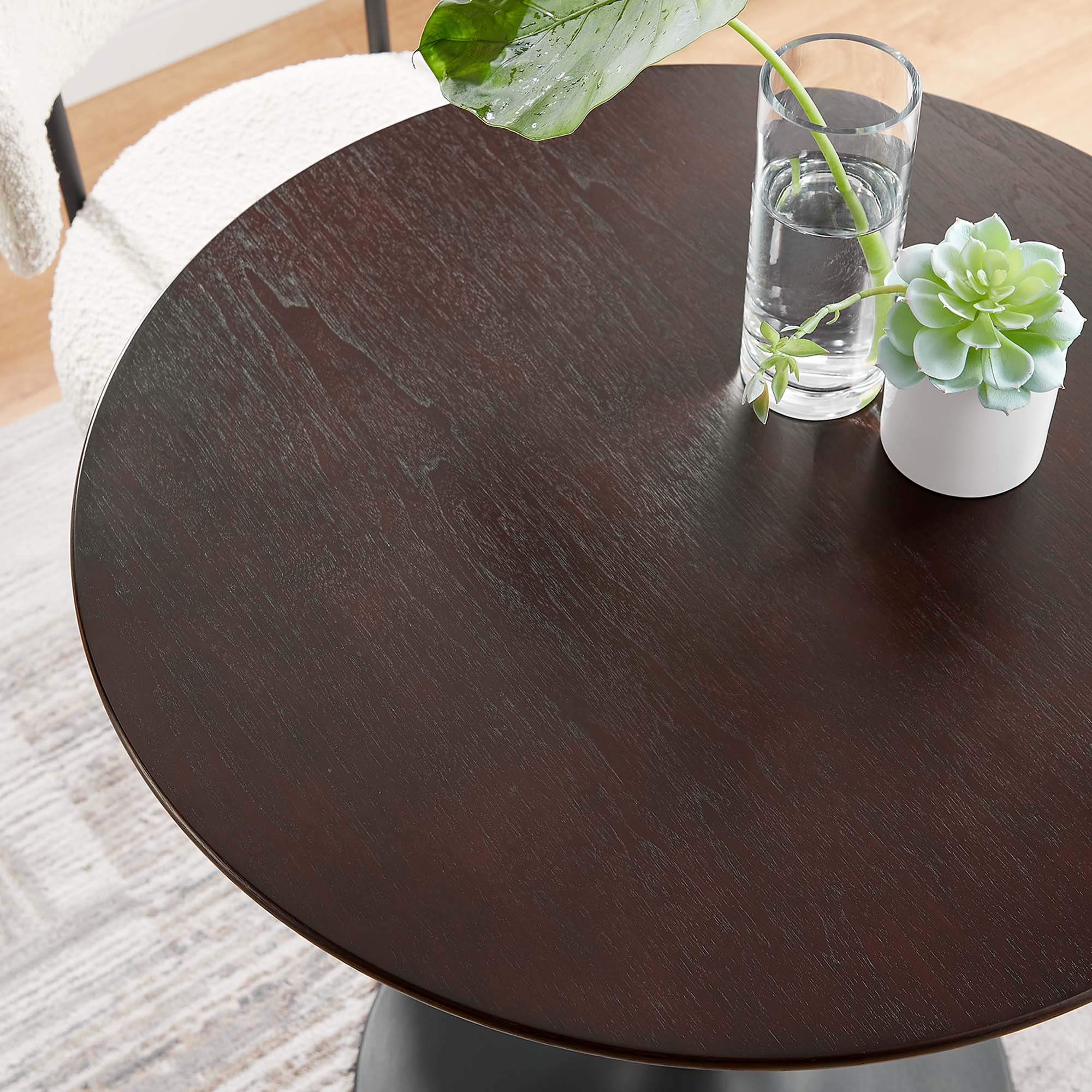 Lippa 28" Round Wood Dining Table