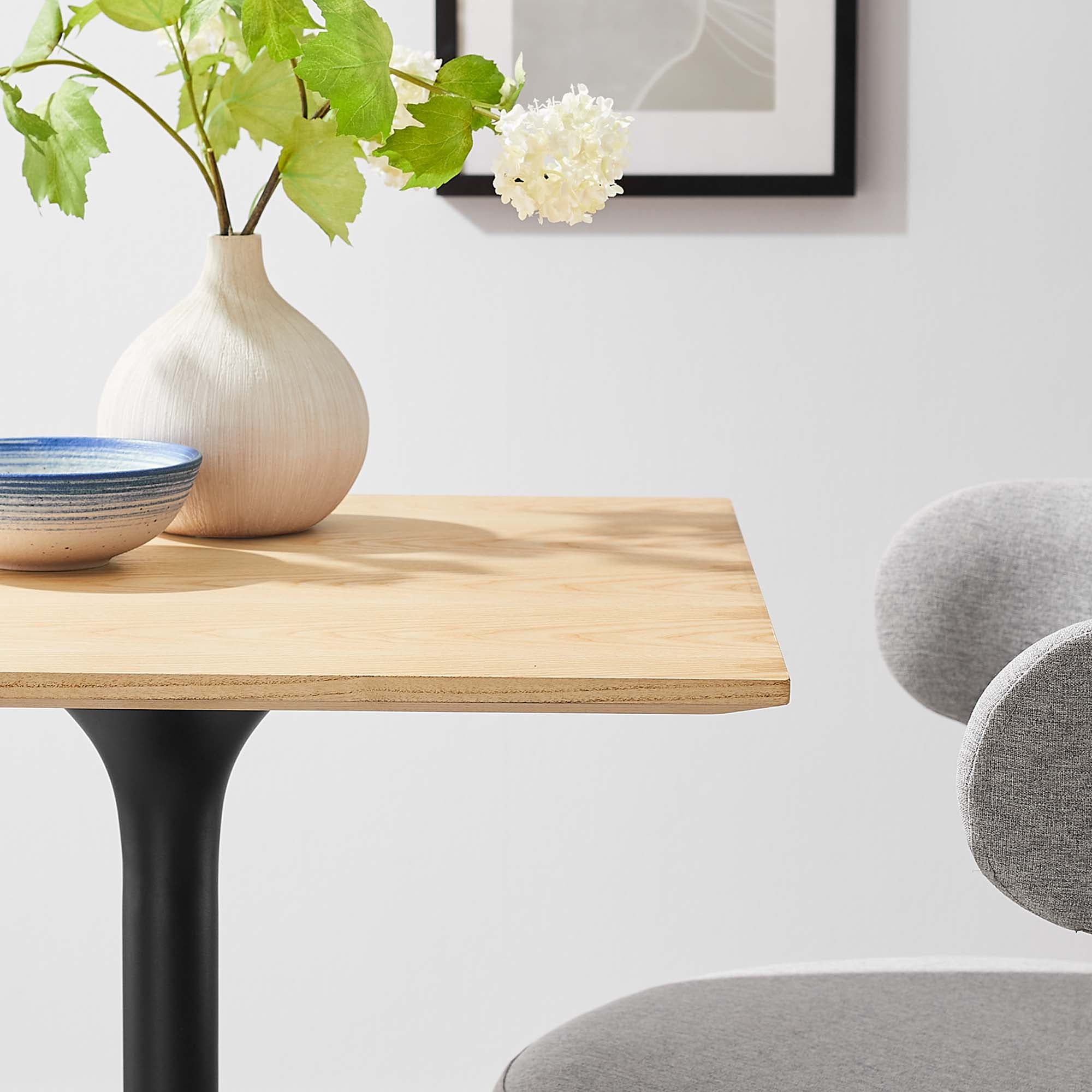 Lippa 24" Square Wood Dining Table