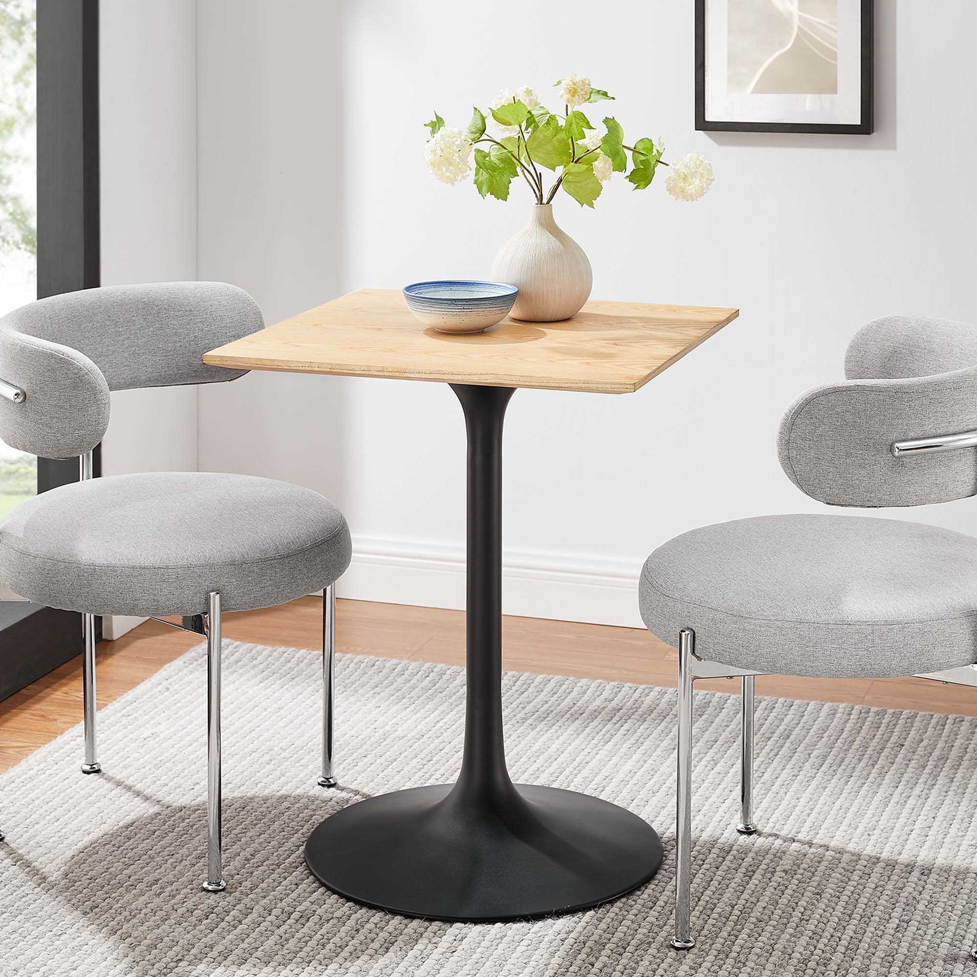 Lippa 24" Square Wood Dining Table