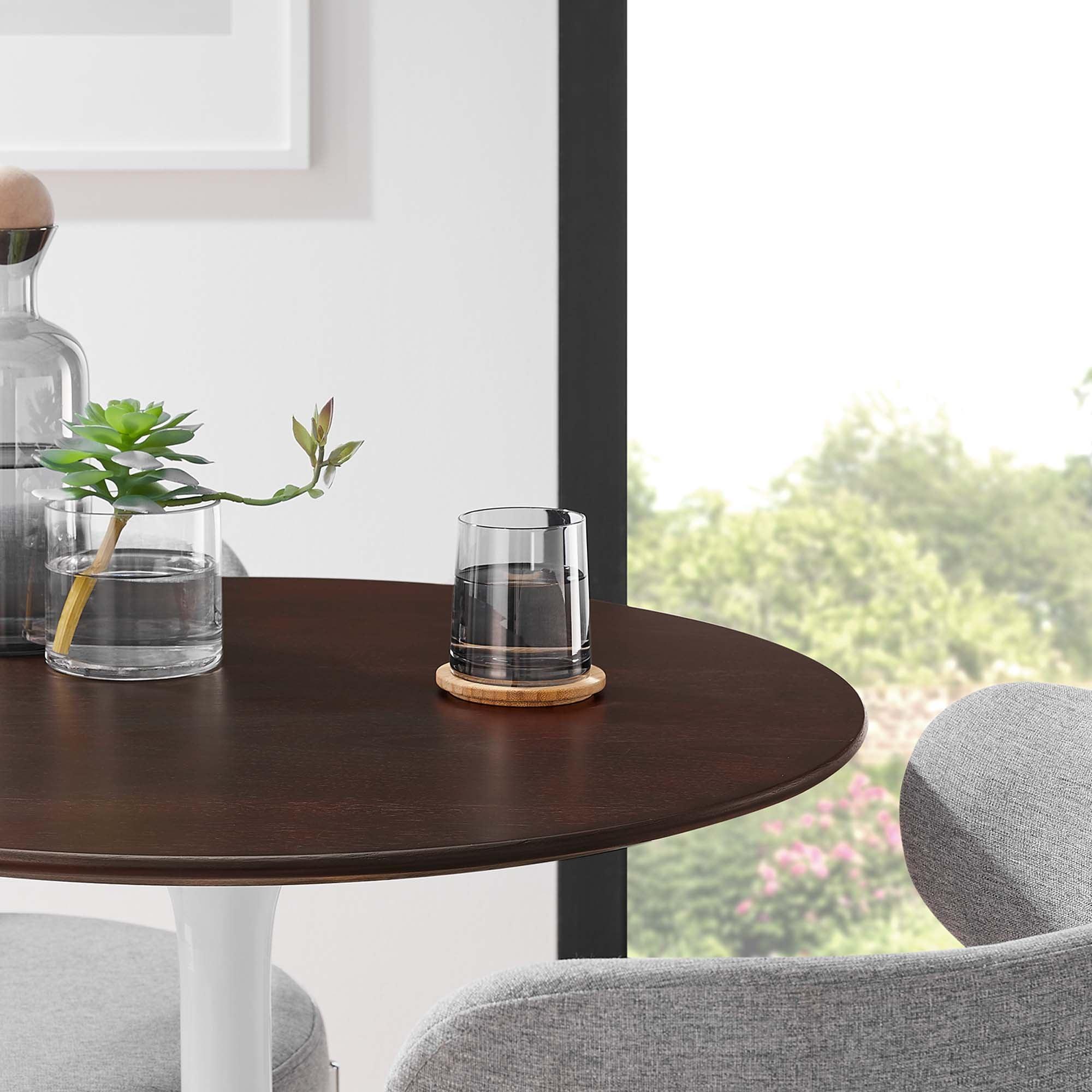 Lippa 28" Round Wood Dining Table