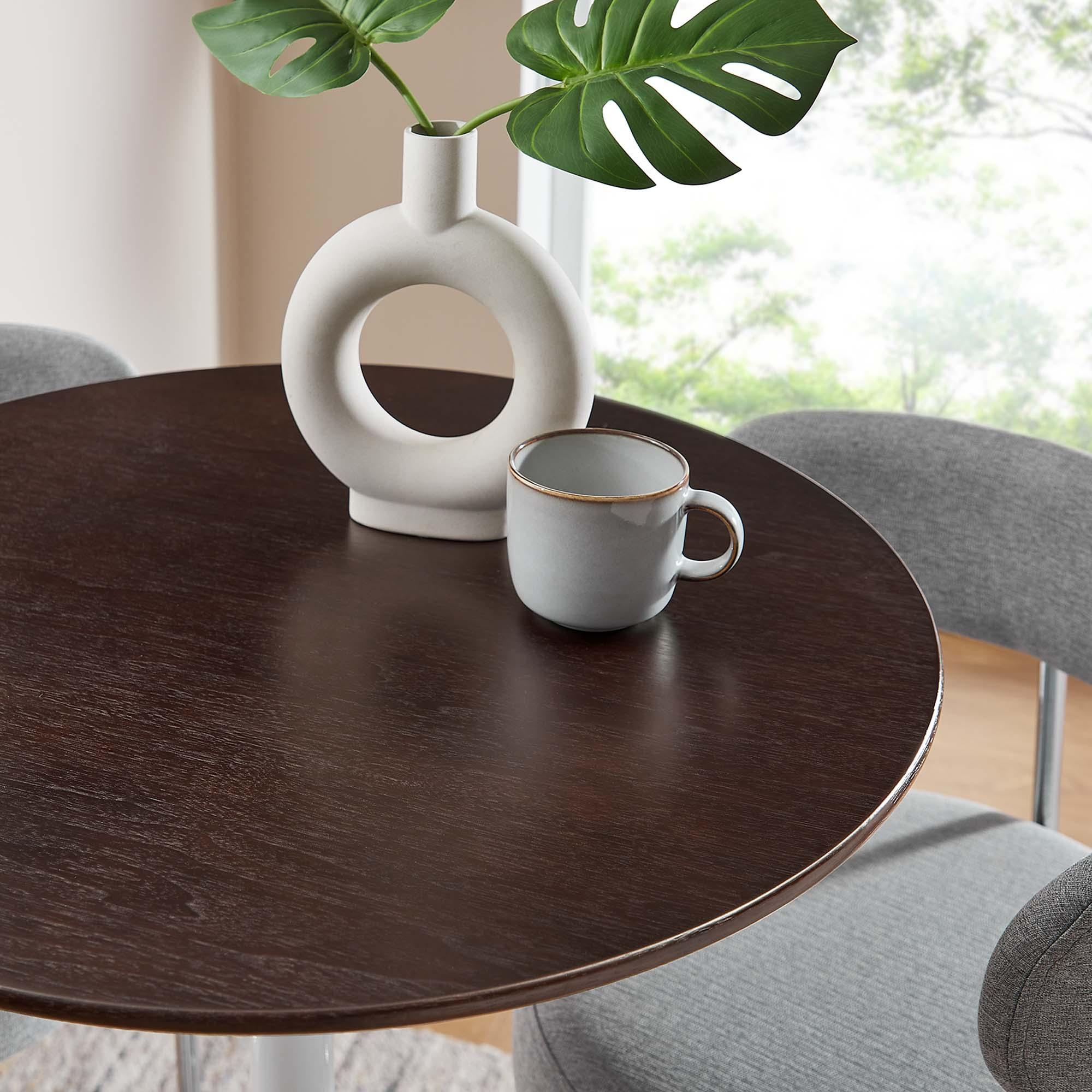 Lippa 28" Round Wood Bar Table