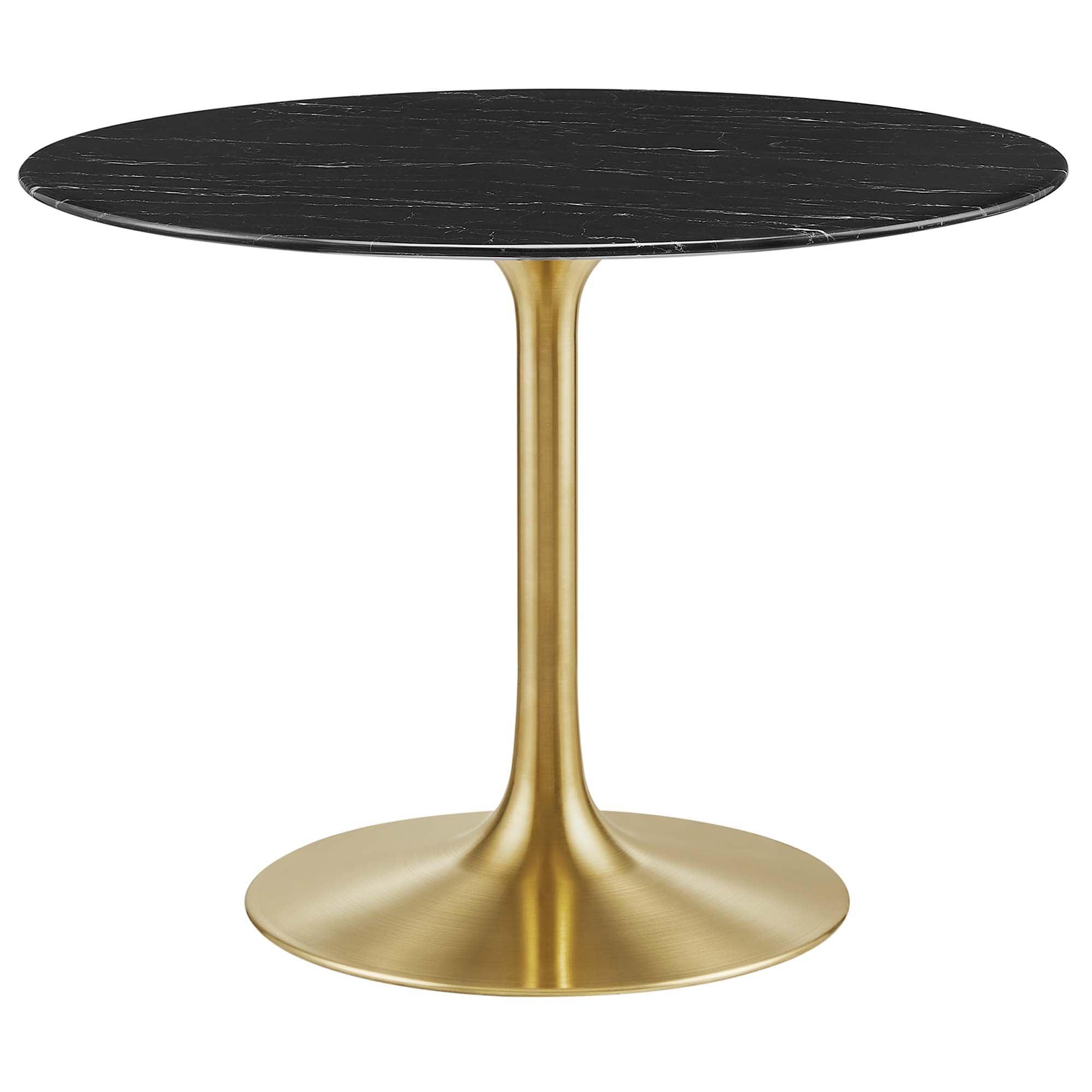 Lippa 40" Round Faux Marble Dining Table