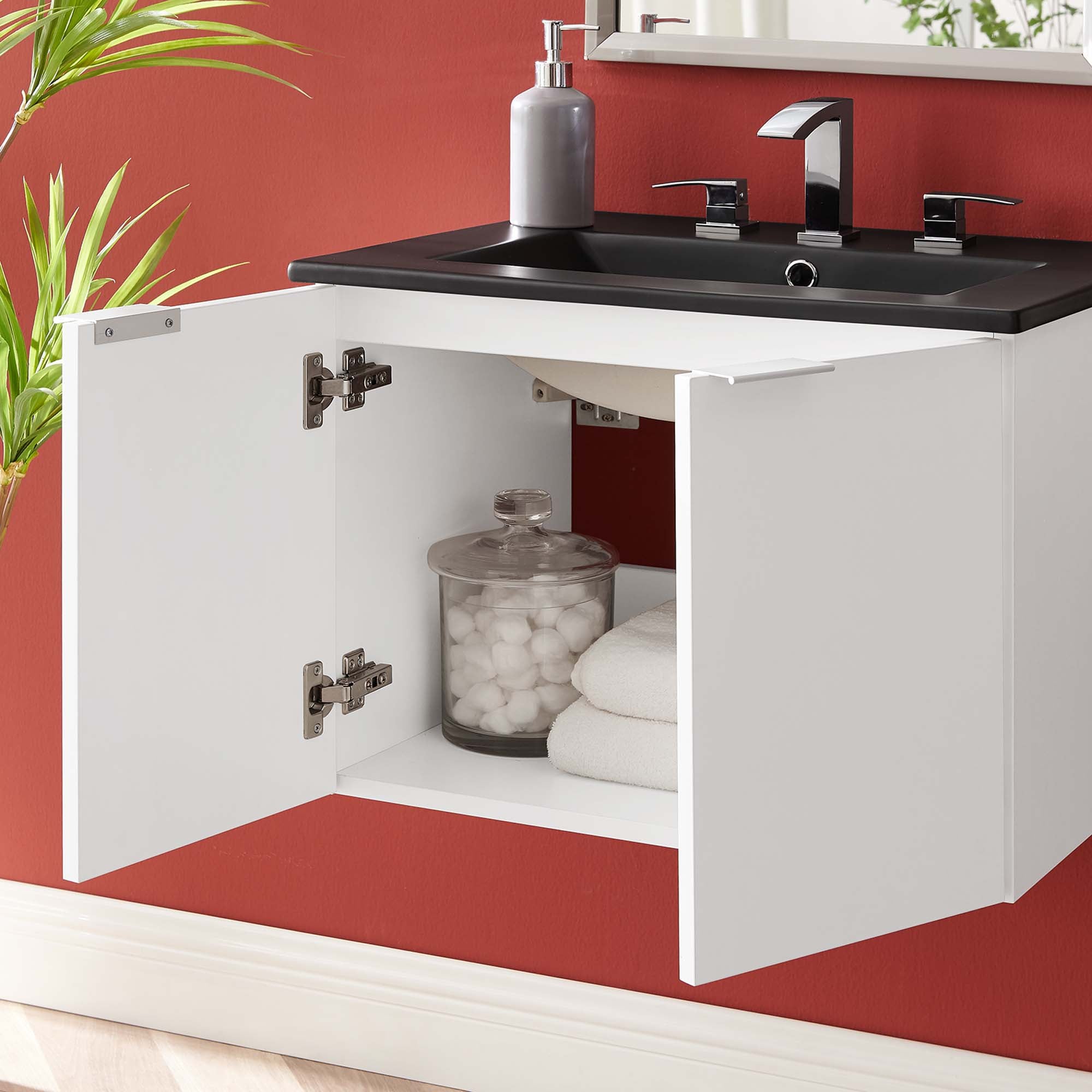 Maybelle 24" Wall-Mount Bathroom Vanity