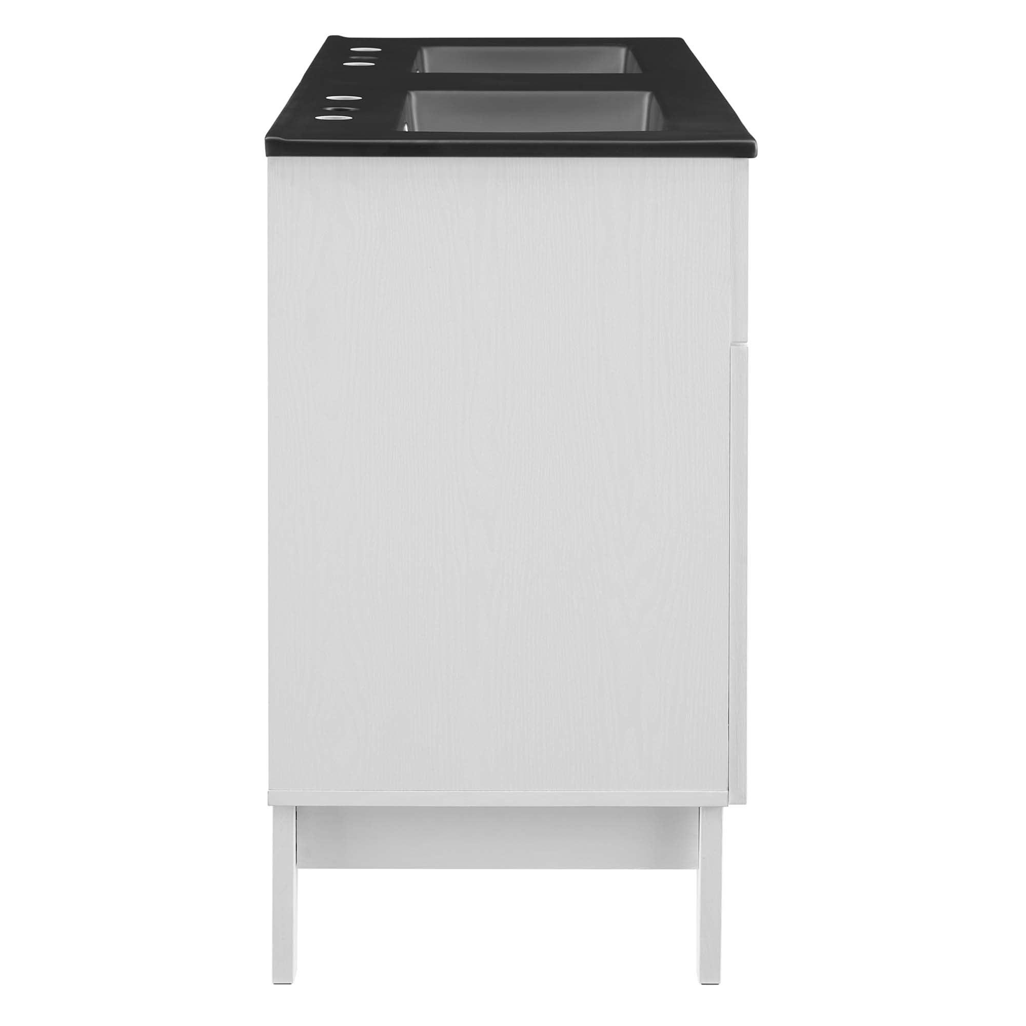 Isle 48" Double Bathroom Vanity Cabinet