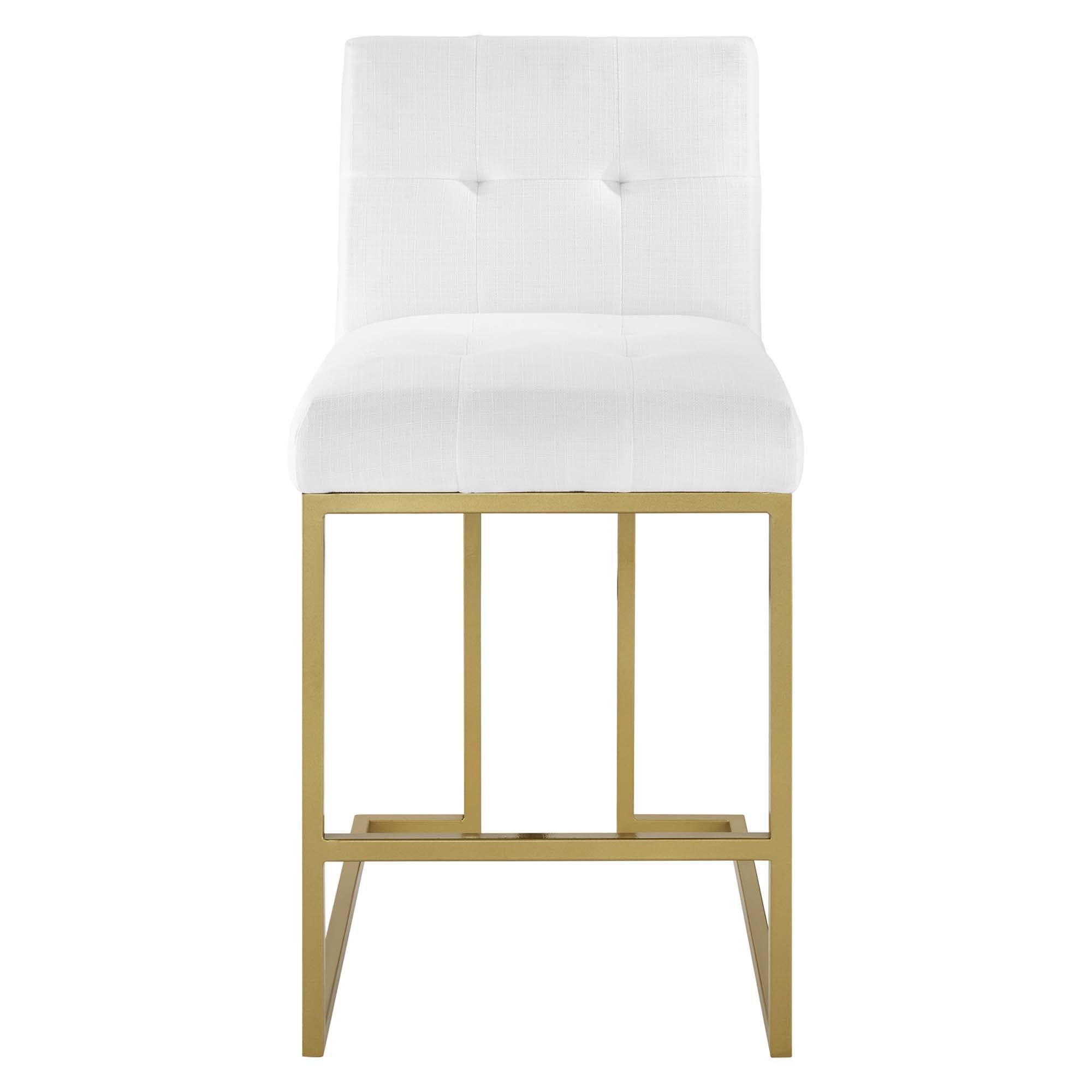 Privy Upholstered Fabric Counter Stool Set of 2